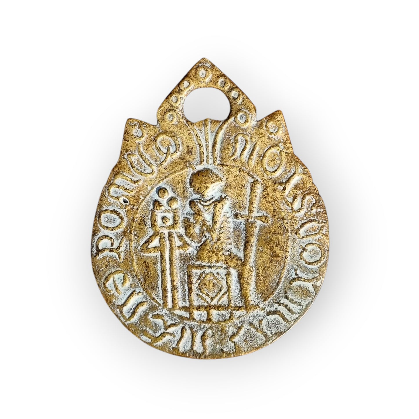 A Mid-19th Century English Antique "Billy & Charley"/ Shadwell Forgeries Antique Brass Badge