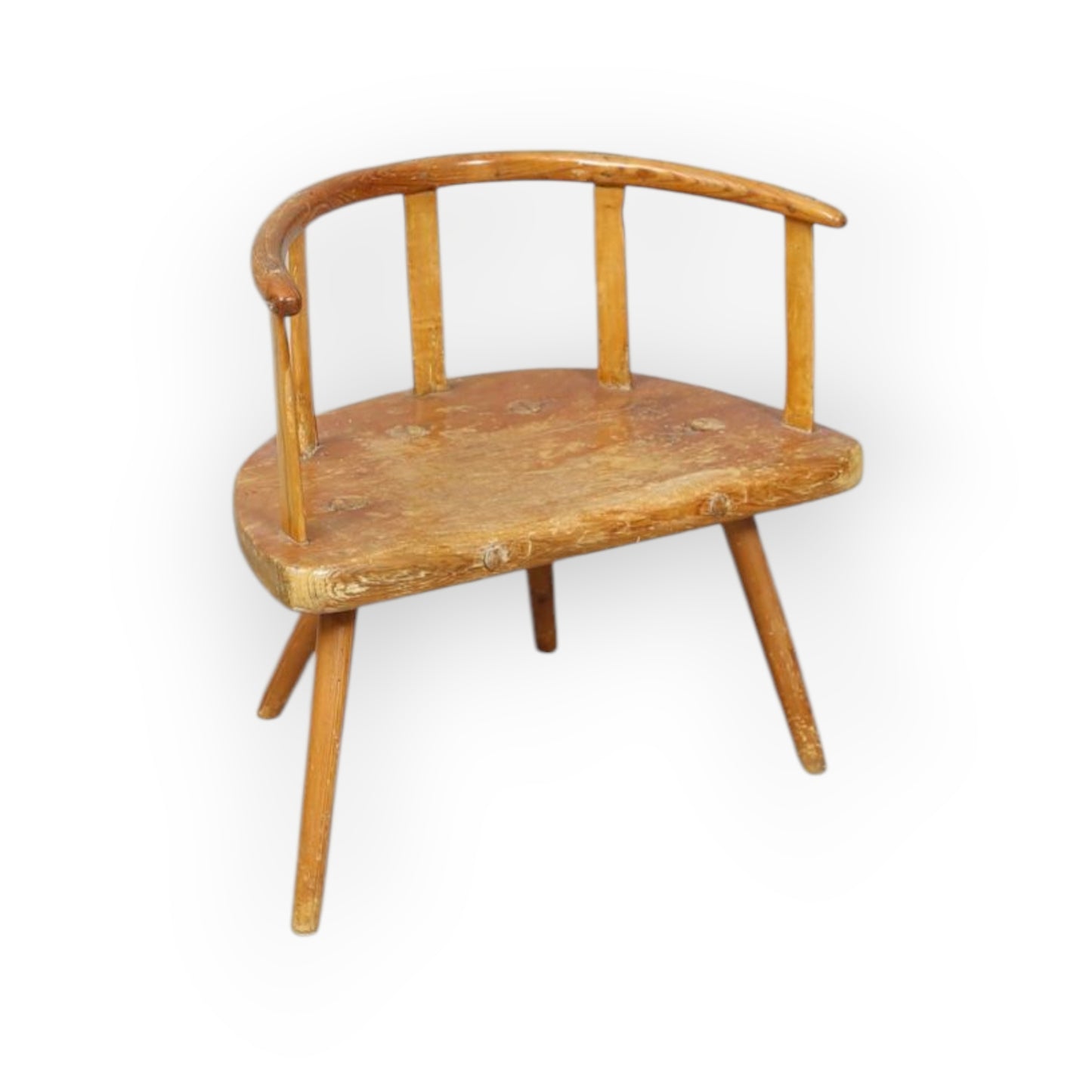 Late 18th-Century Rustic Antique Armchair