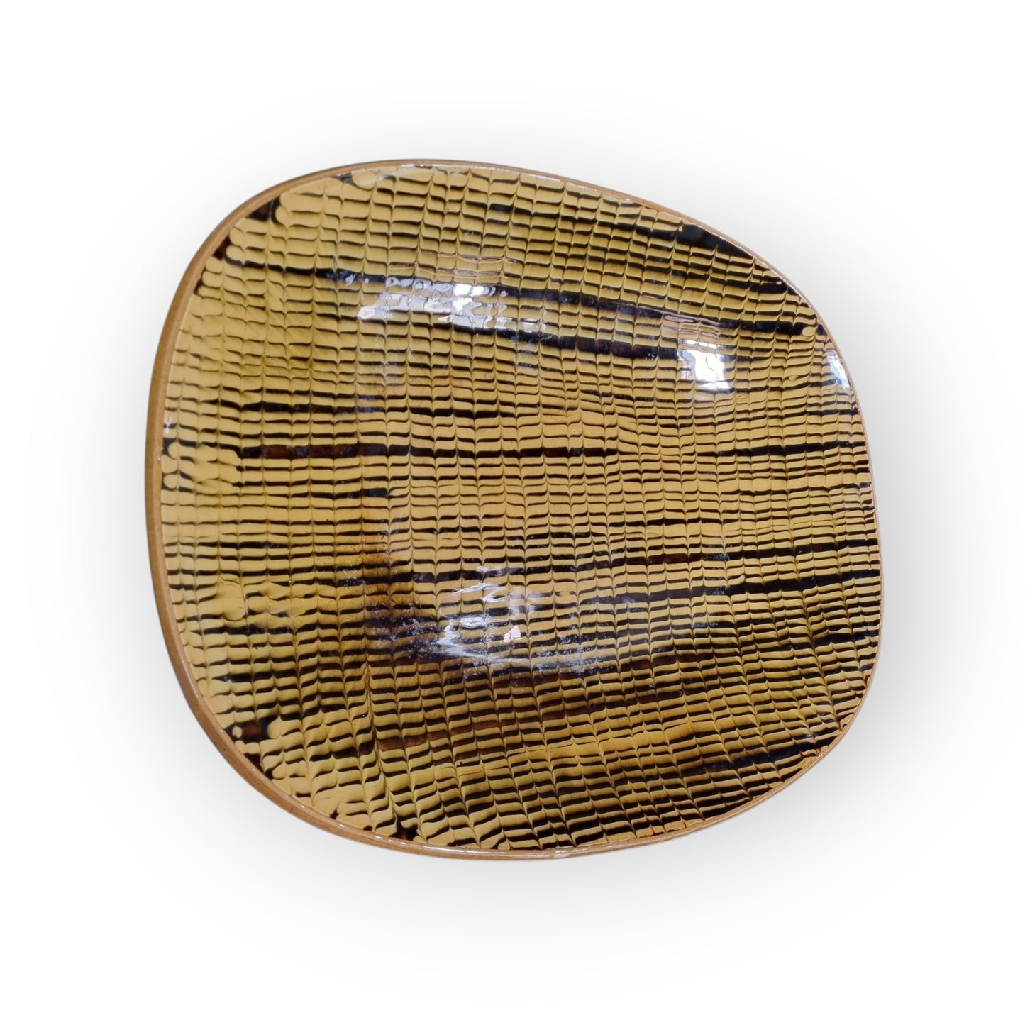 Large, 18th-Century Style, Slipware Loaf Dish, Hand-made By The Iconic Coldstone Pottery, circa 1953-1969