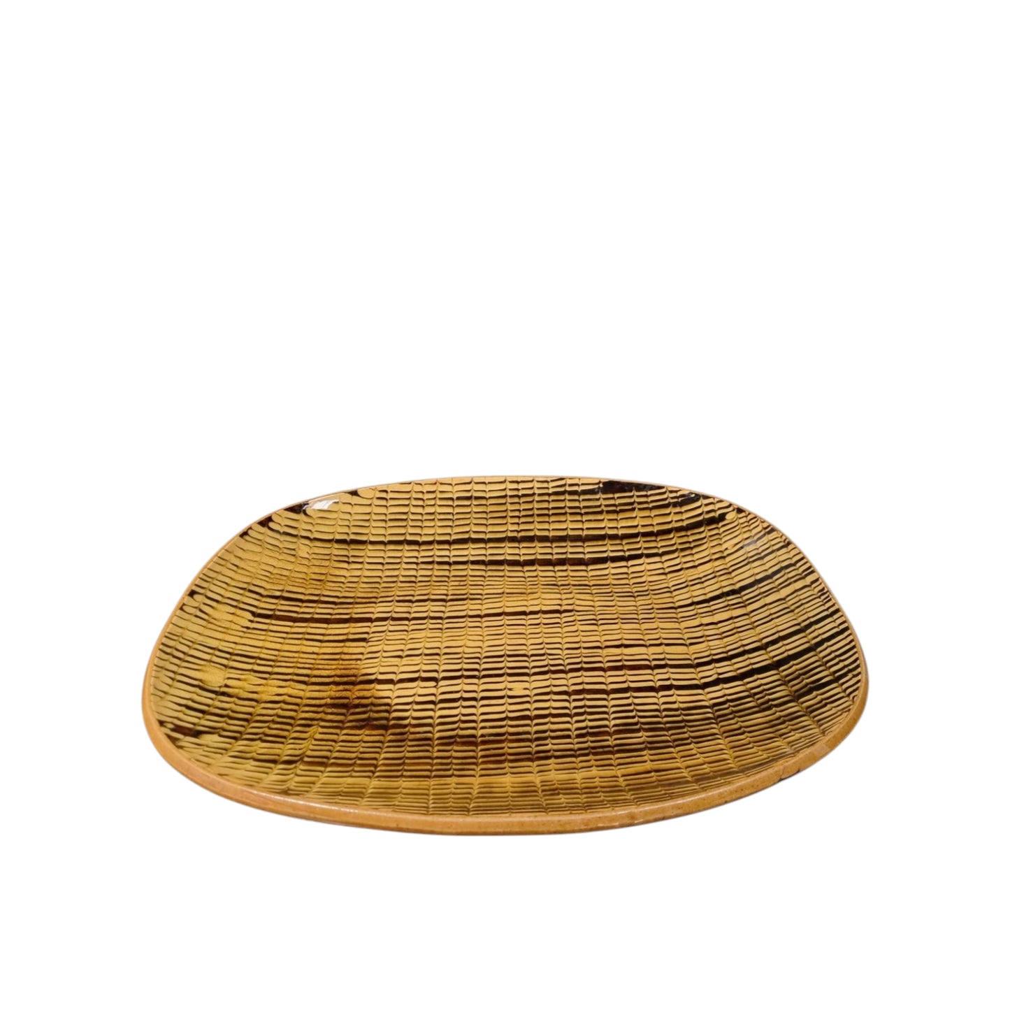 Large, 18th-Century Style, Slipware Loaf Dish, Hand-made By The Iconic Coldstone Pottery, circa 1953-1969