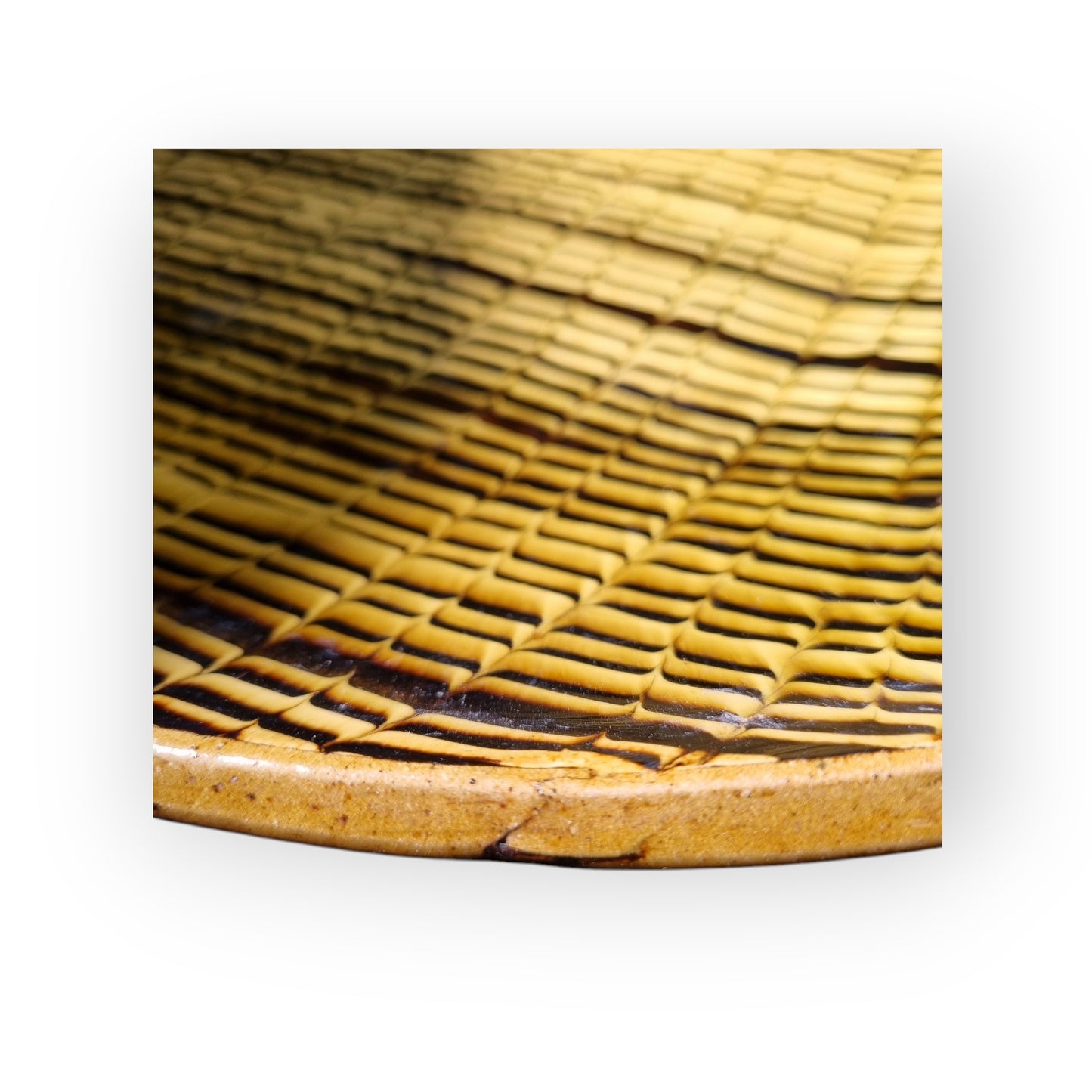 Large, 18th-Century Style, Slipware Loaf Dish, Hand-made By The Iconic Coldstone Pottery, circa 1953-1969
