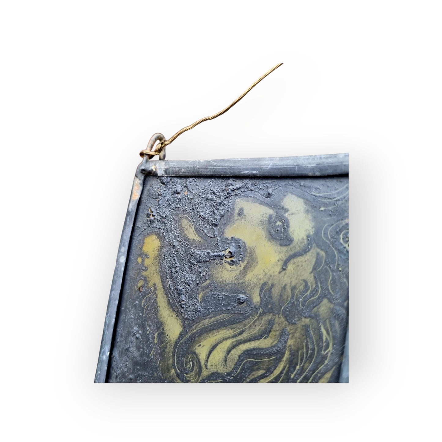 16th-Century Antique Stained Glass Panel In The Form Of An Armorial Shield 2 Of 2