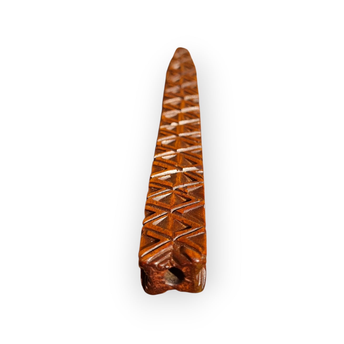 19th Century English Antique Treen Knitting Sheath Dated "1842"