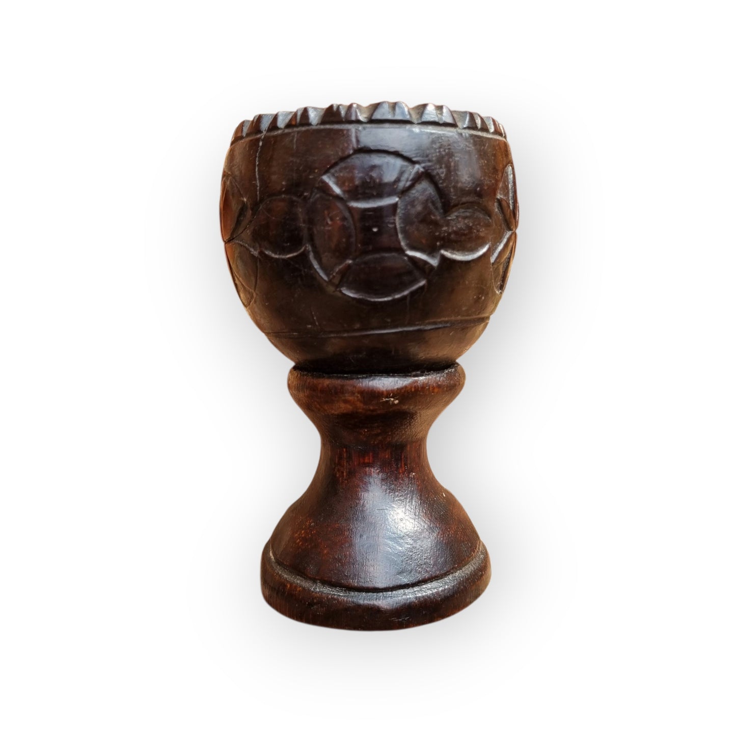 Late 18th-Century English Antique Coconut Cup