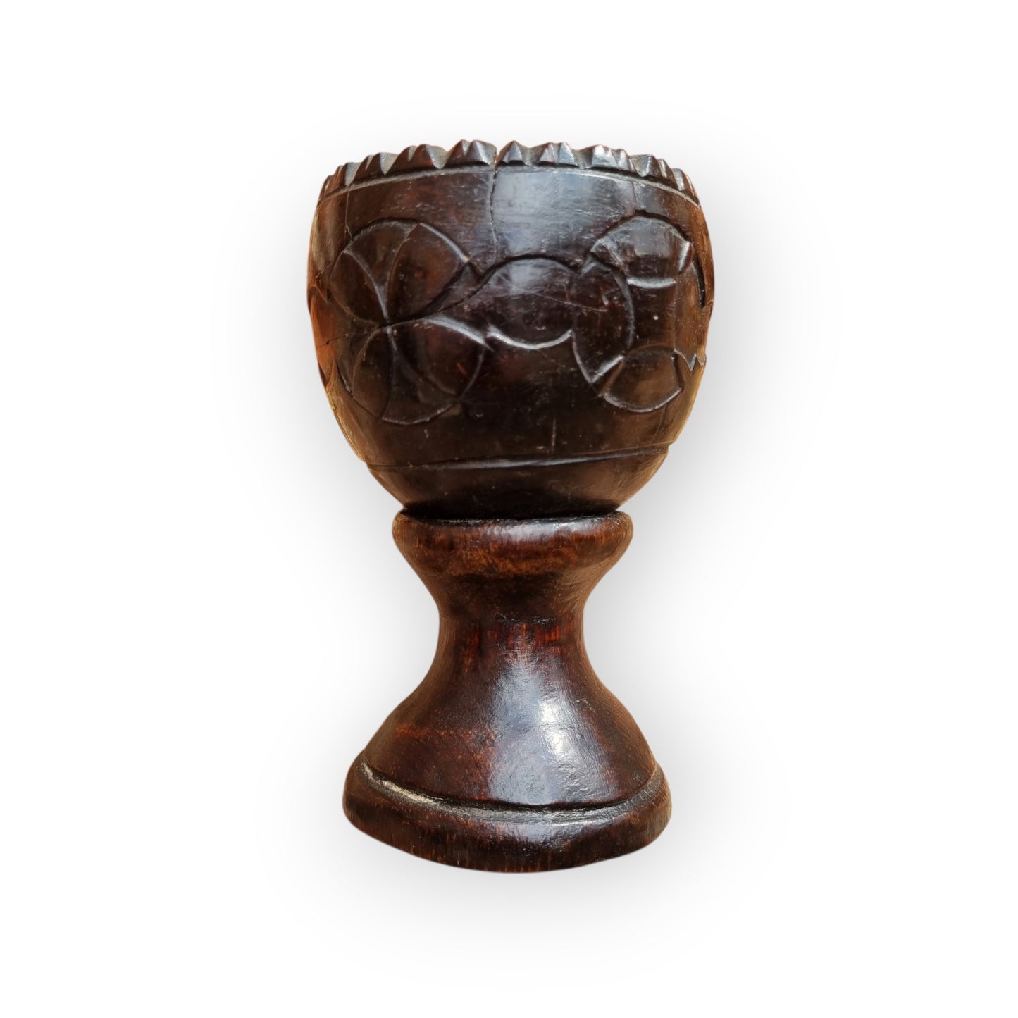 Late 18th-Century English Antique Coconut Cup