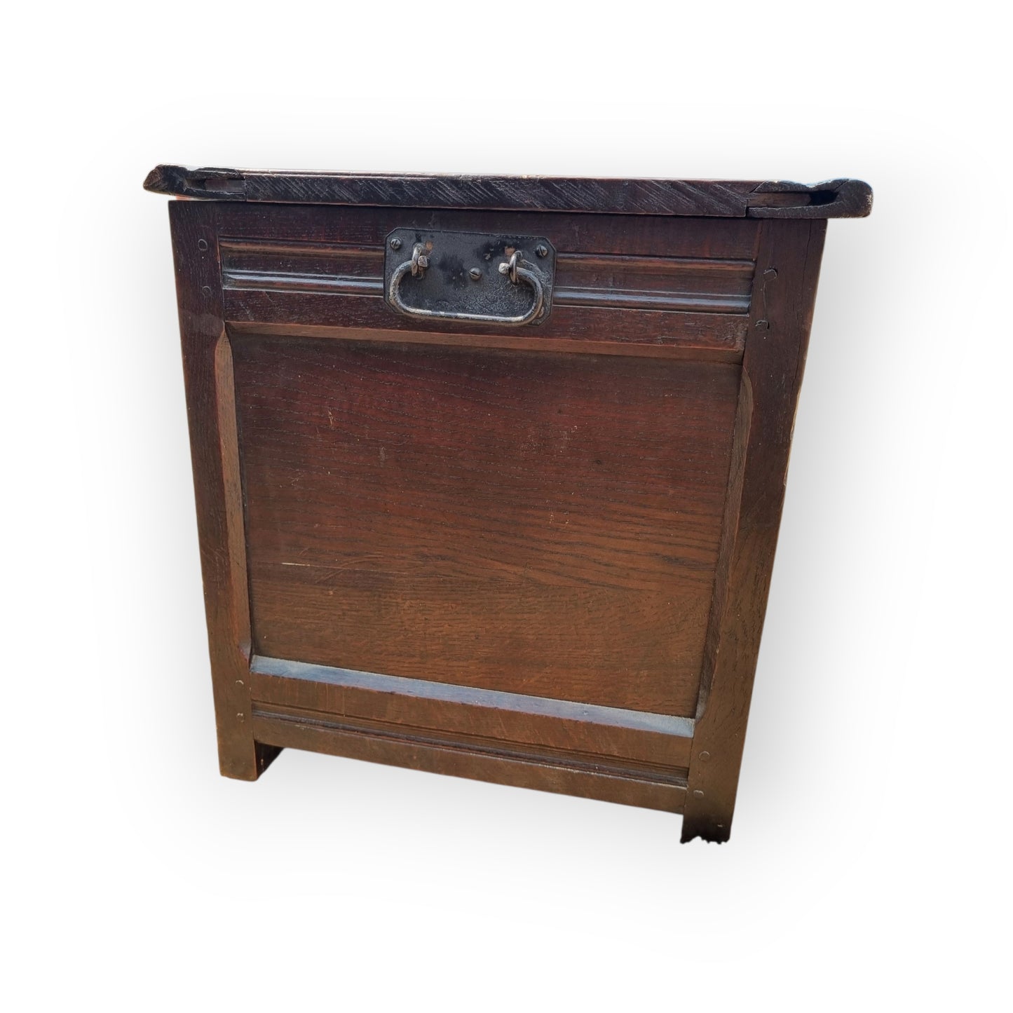 Late 17th-Century English Antique Joined Oak Coffer / Chest