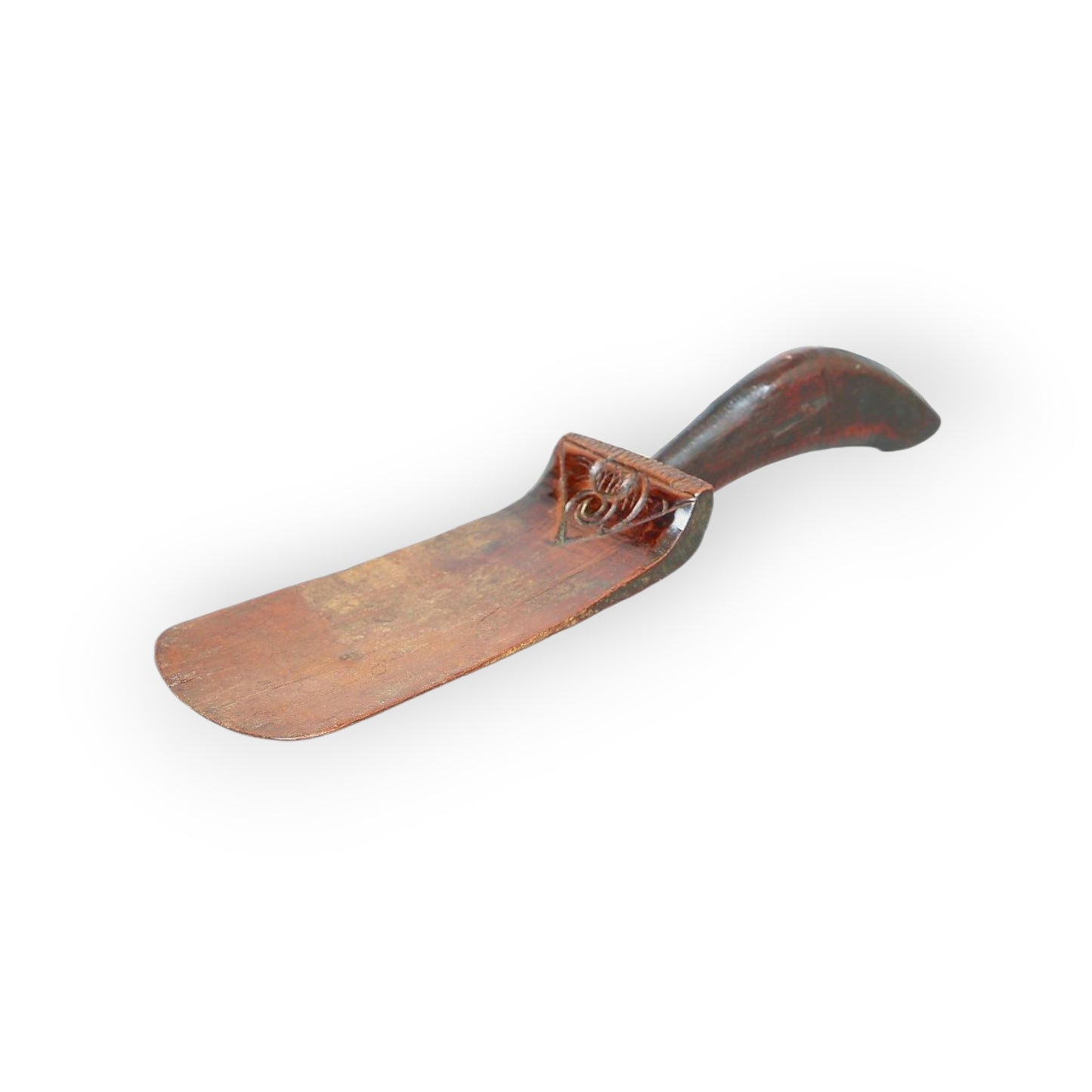 An 18th-Century English Antique Treen Baker's Peel Of Rare Form
