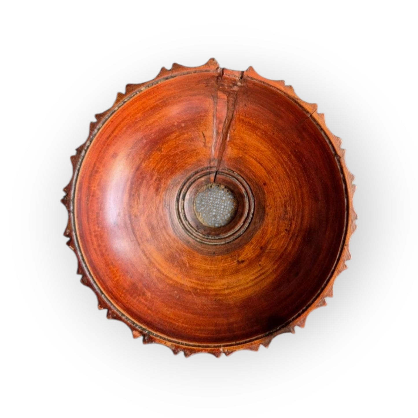 A Rare 18th-Century English Antique Treen Apothecary's /Chemist's "Searce"