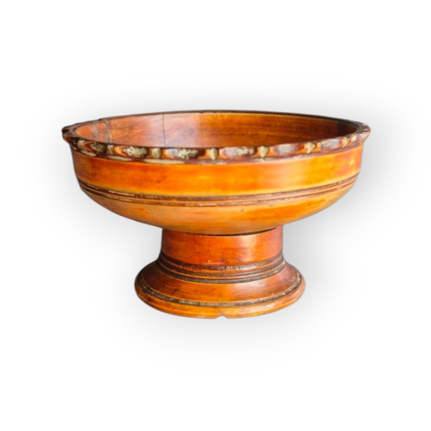 A Rare 18th-Century English Antique Treen Apothecary's /Chemist's "Searce"