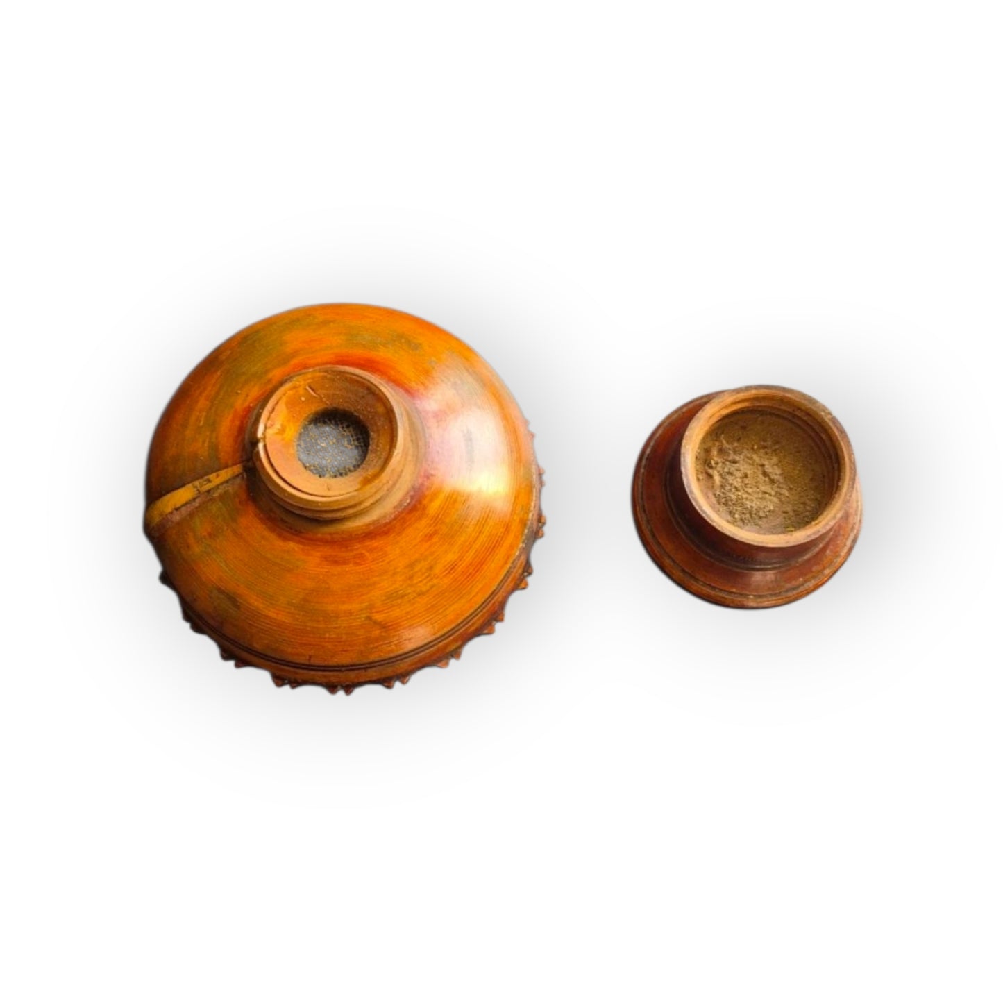 A Rare 18th-Century English Antique Treen Apothecary's /Chemist's "Searce"