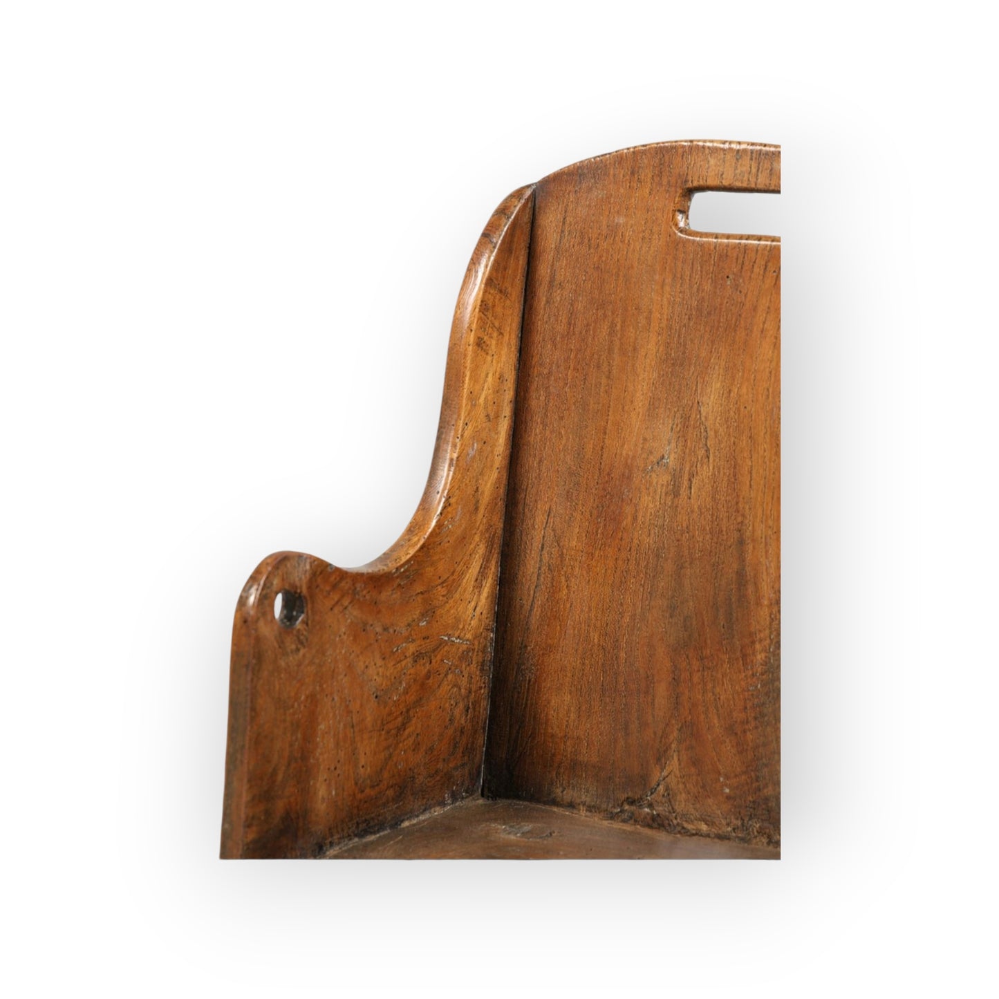 A Rustic / Primitive 18th-Century English Antique Elm Child's Chair