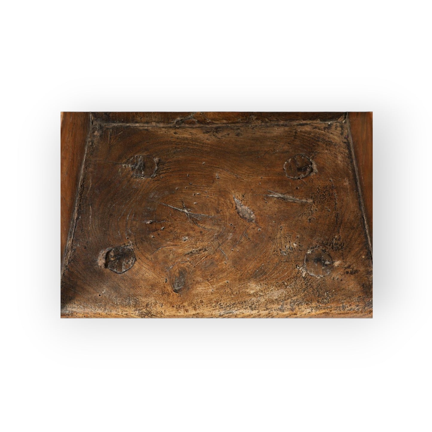 A Rustic / Primitive 18th-Century English Antique Elm Child's Chair