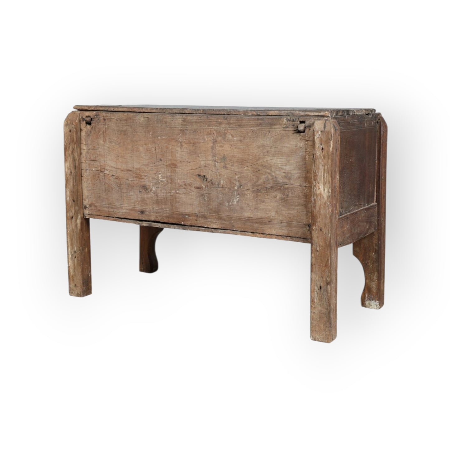 16th Century English Antique Oak Boarded Chest / Coffer