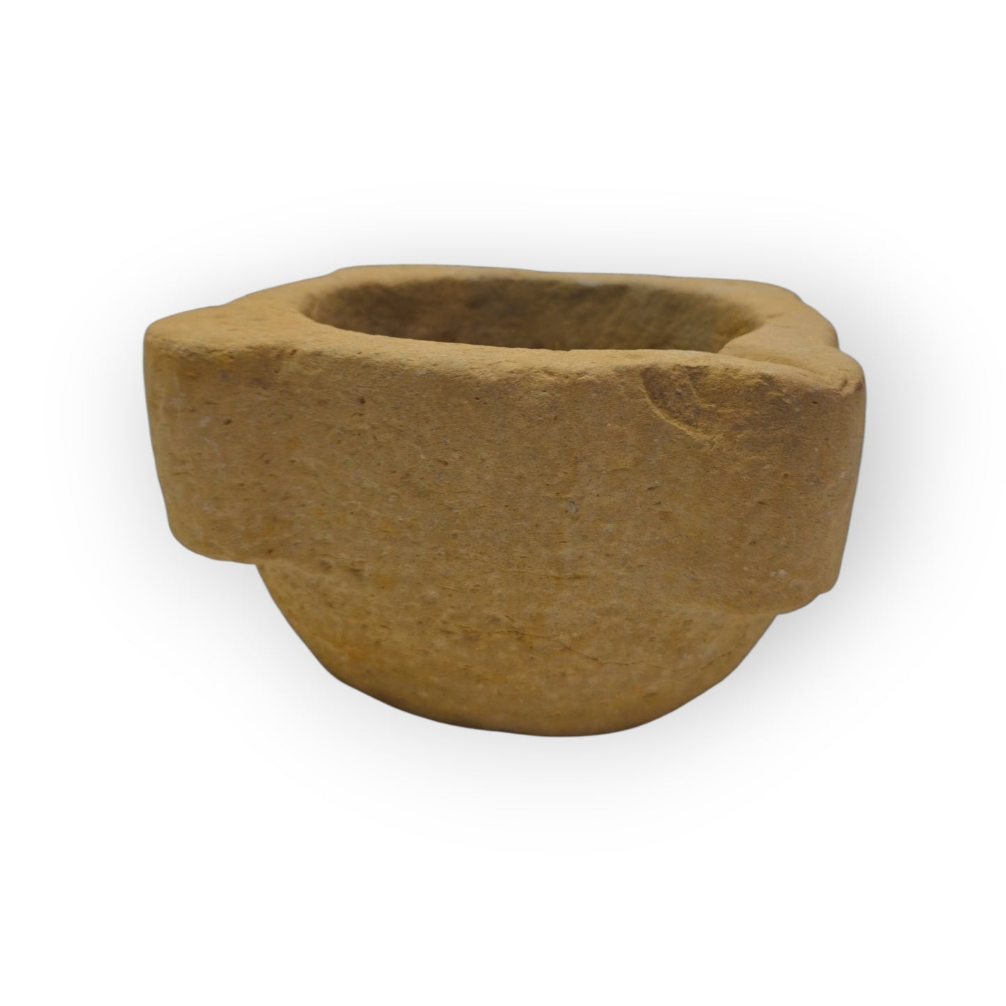Early 17th-Century Antique Limestone Mortar