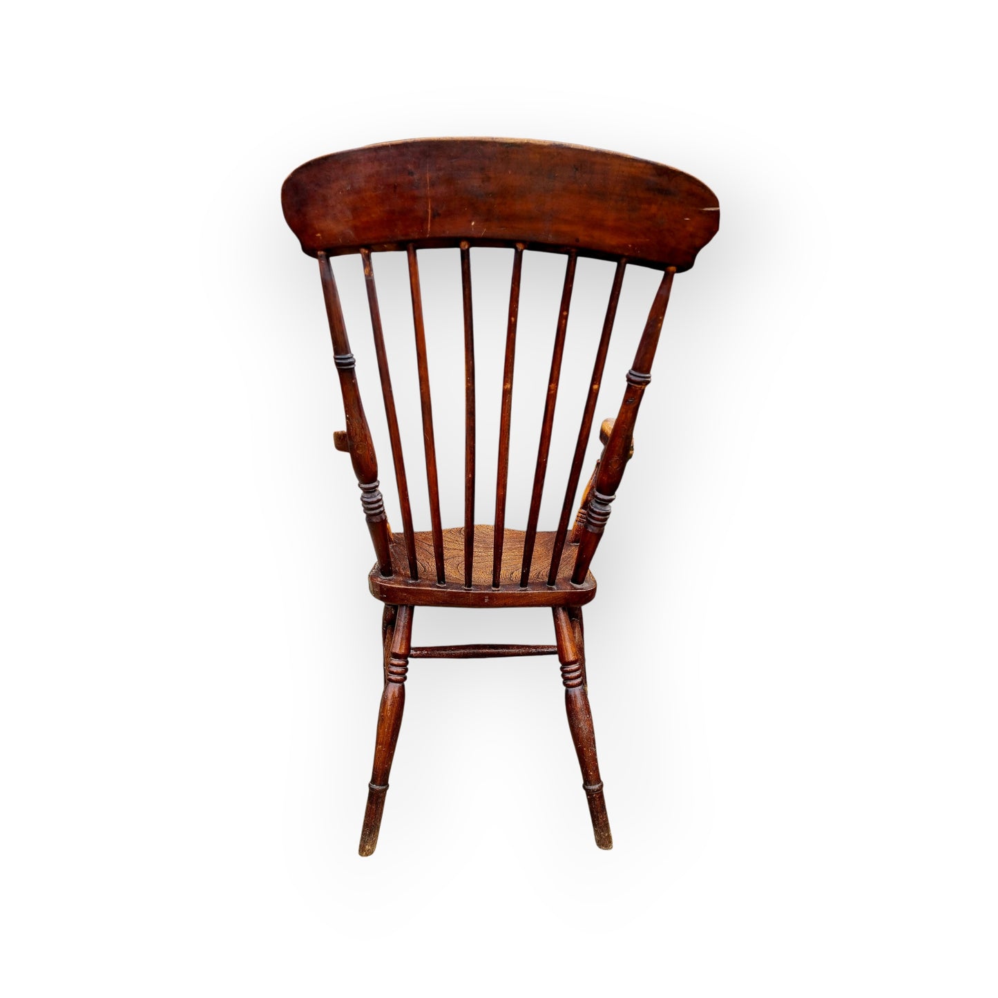 Mid 19th-Century English Antique Windsor Armchair - Ideal For The Fireside Or Kitchen