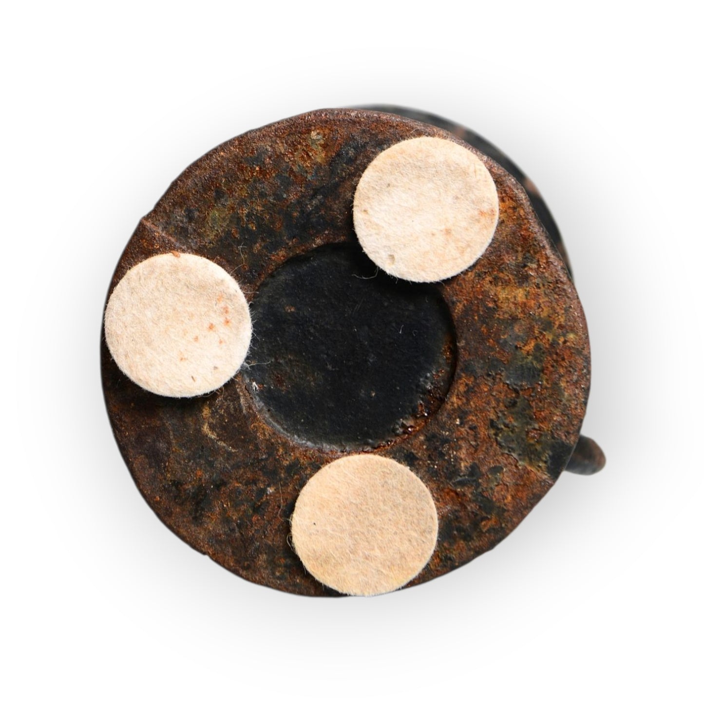 17th-Century Antique Cast Iron Mortar