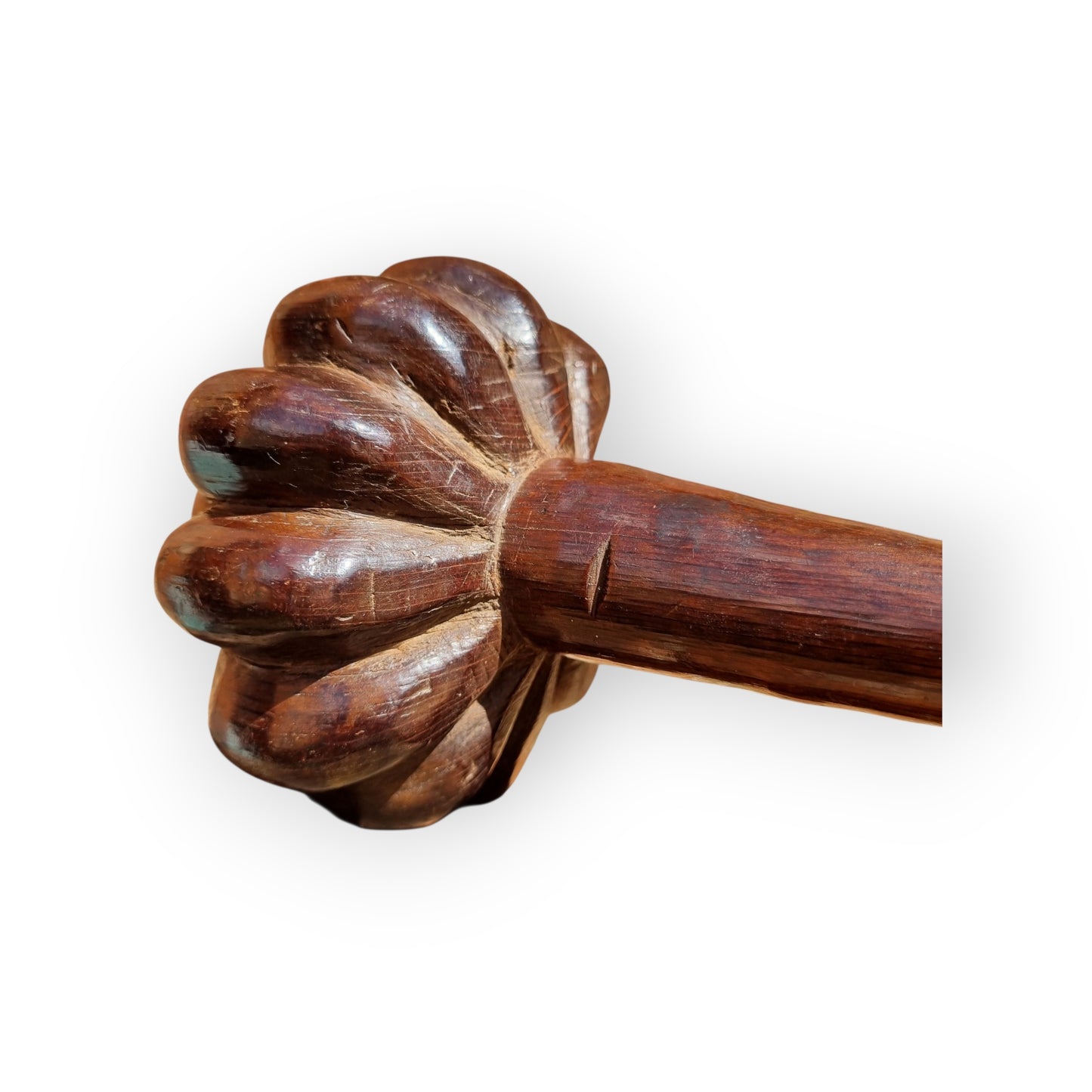 Early 19th-Century Ethnographic Antique Treen War Club - A Fijian "Ula Tavatava" - Complete With A "Death Notch"