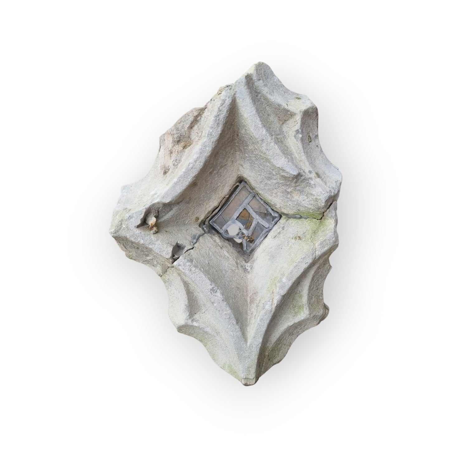 15th-Century English Gothic Antique Carved Stone Window Fragment With Provenance 2 Of 2