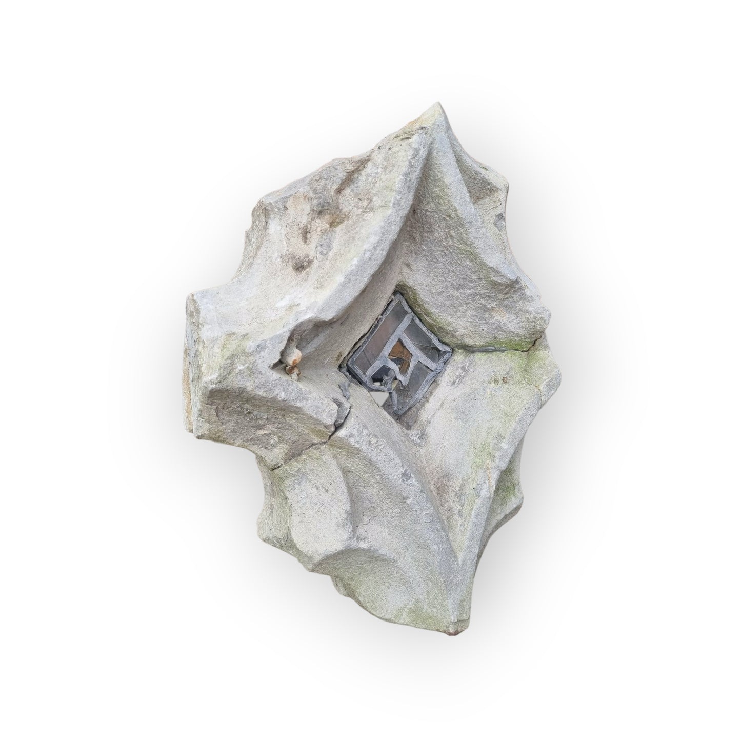 15th-Century English Gothic Antique Carved Stone Window Fragment With Provenance 2 Of 2