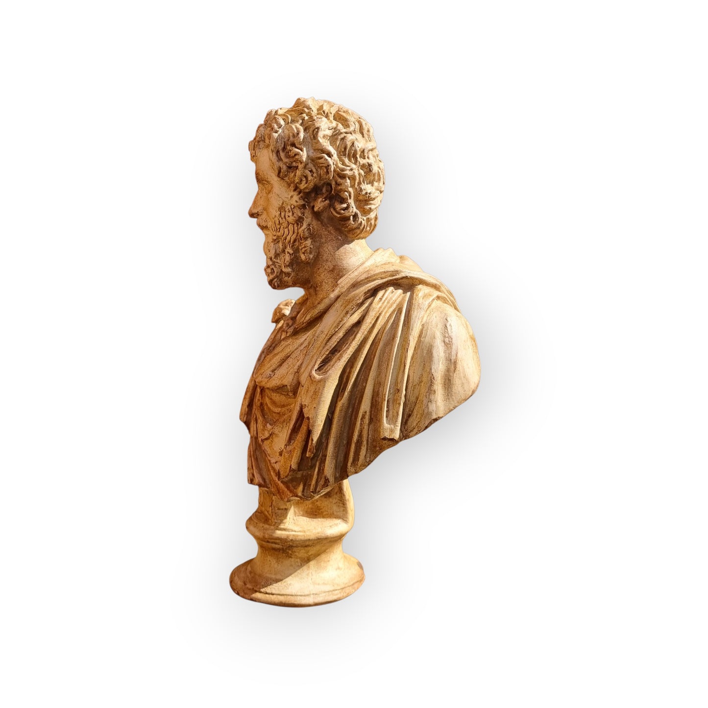 18th Century Style, 19th Century-Made, Italian Antique / Roman "Grand Tour" Plaster Bust, Possibly Antoninus Pius