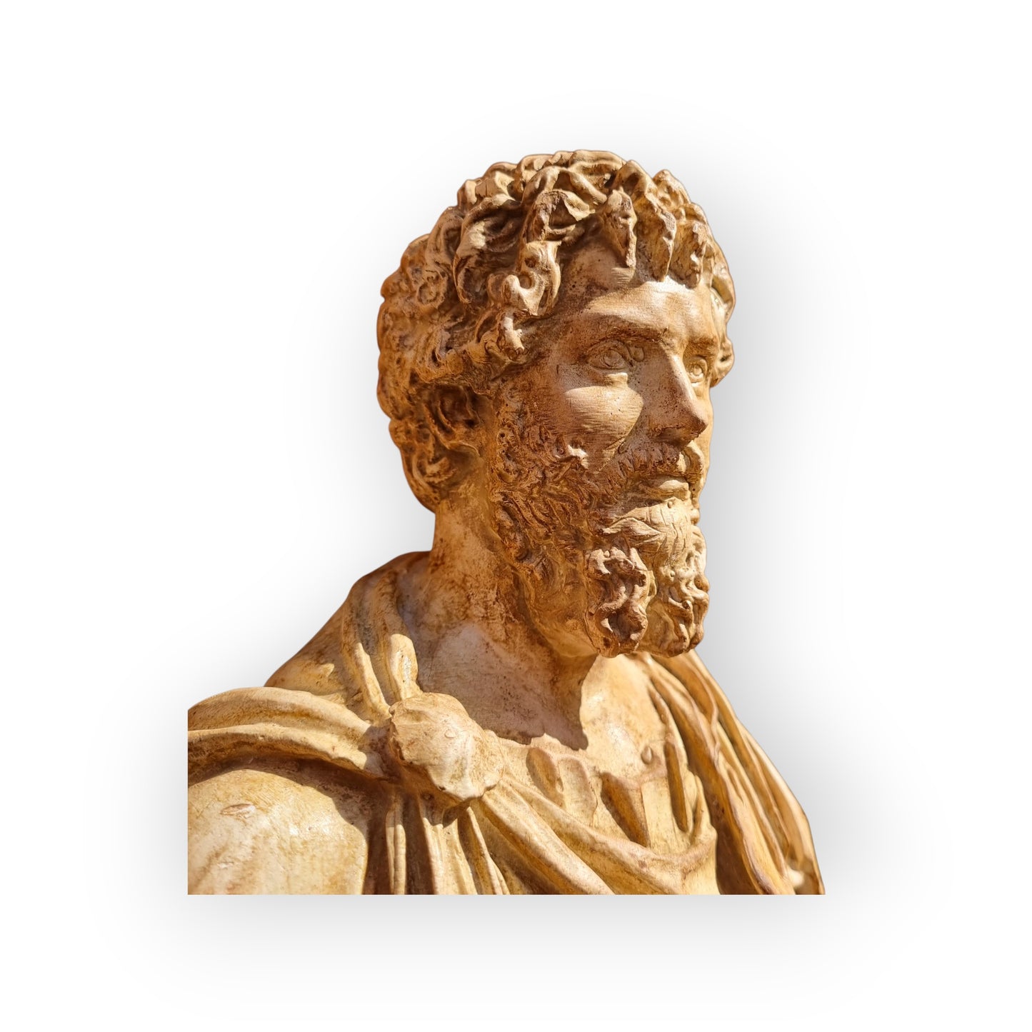 18th Century Style, 19th Century-Made, Italian Antique / Roman "Grand Tour" Plaster Bust, Possibly Antoninus Pius