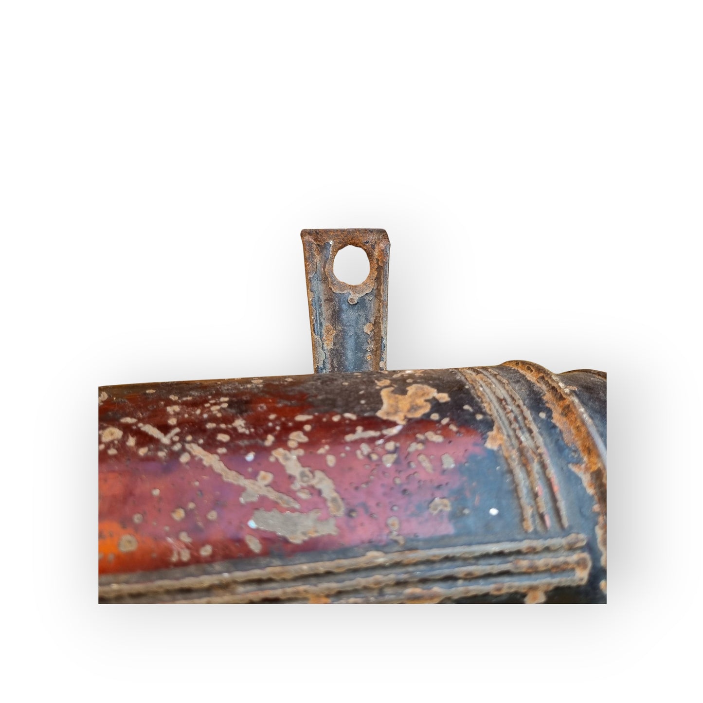 19th Century English Antique Toleware / Tin Candle Box