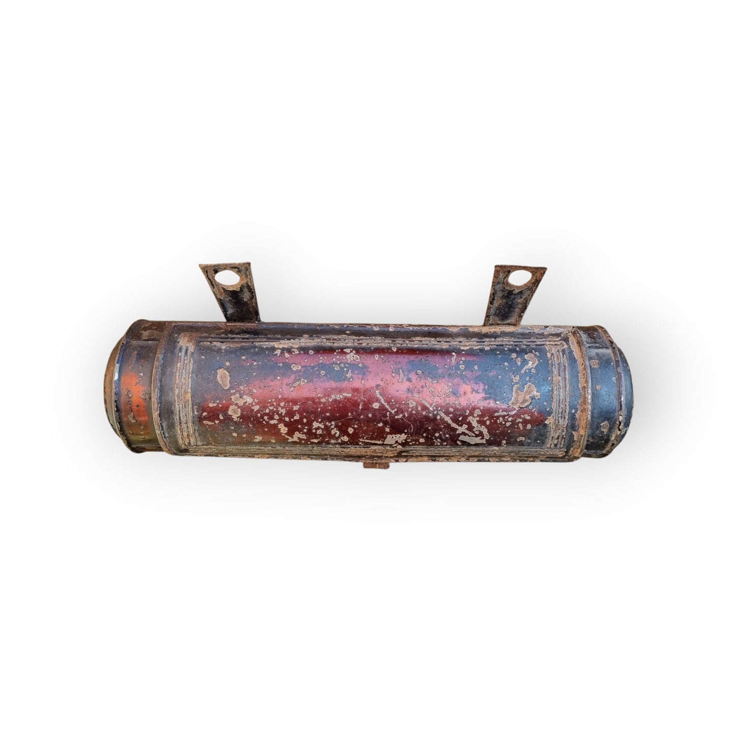 19th Century English Antique Toleware / Tin Candle Box