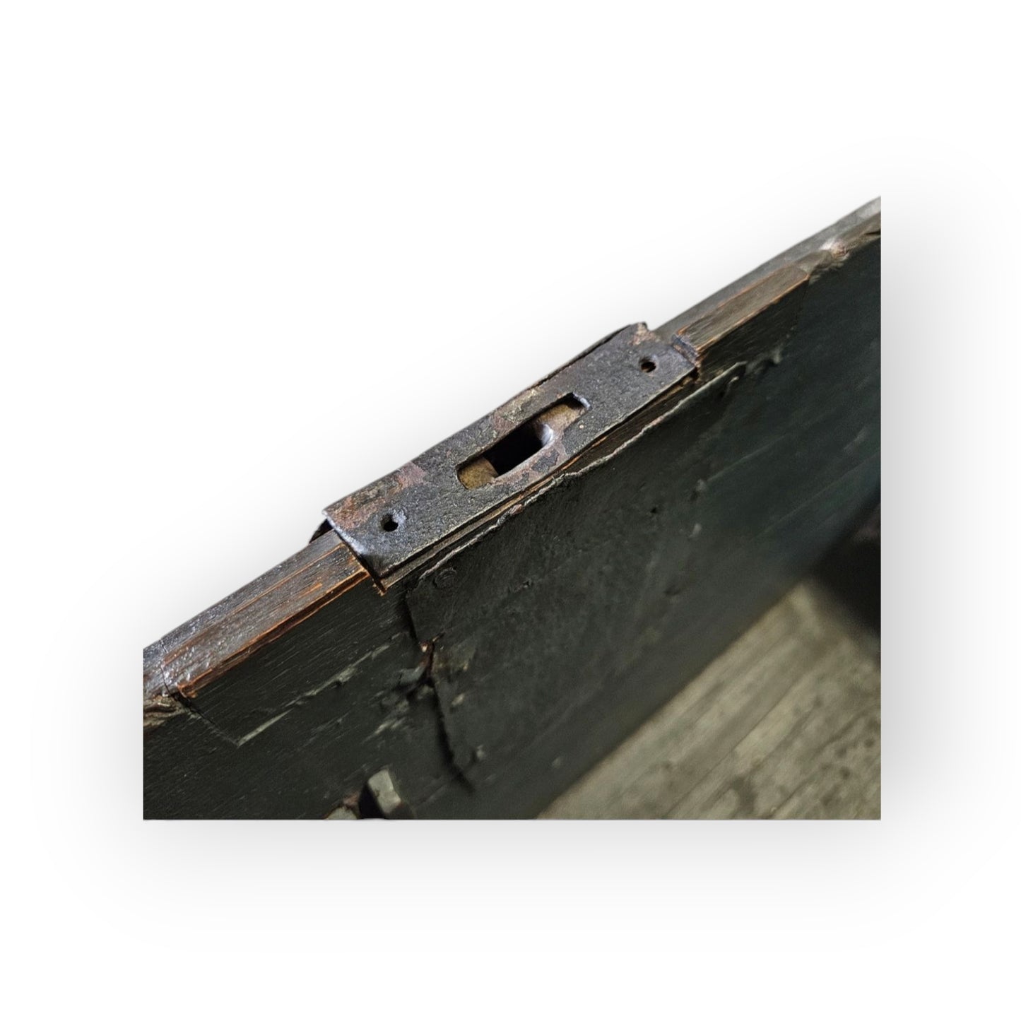 16th-Century European Antique Iron-Bound Chest / Kist On Stand