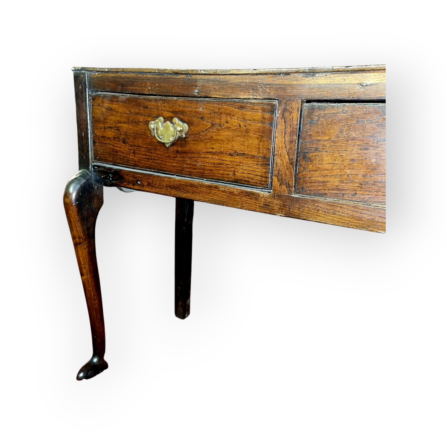 Mid 18th-Century English Antique Oak Dresser Base / Sideboard