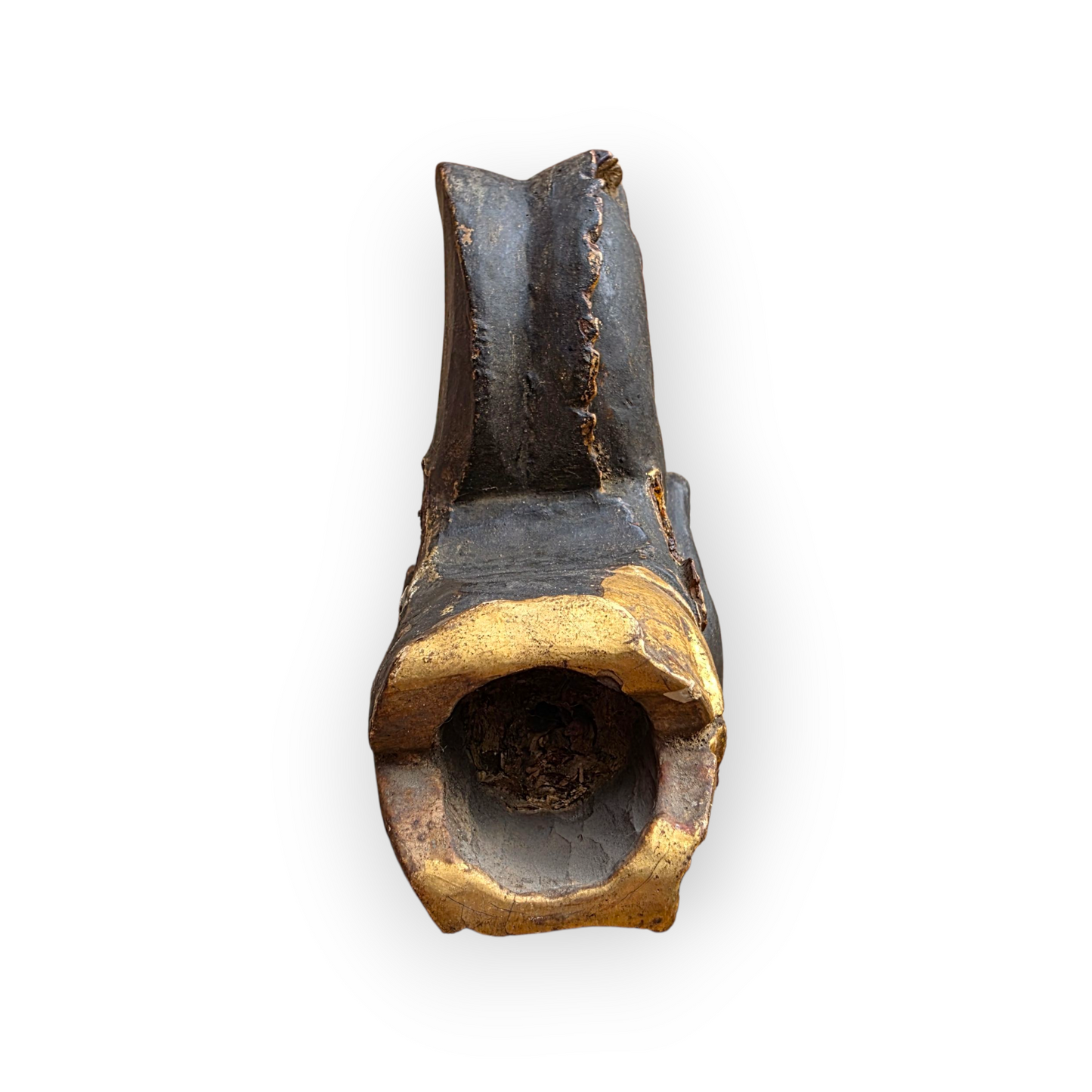 18th-Century Italian Antique Carved Wooden Horse’s Head Fragment, Salvaged from a Venetian Gondola