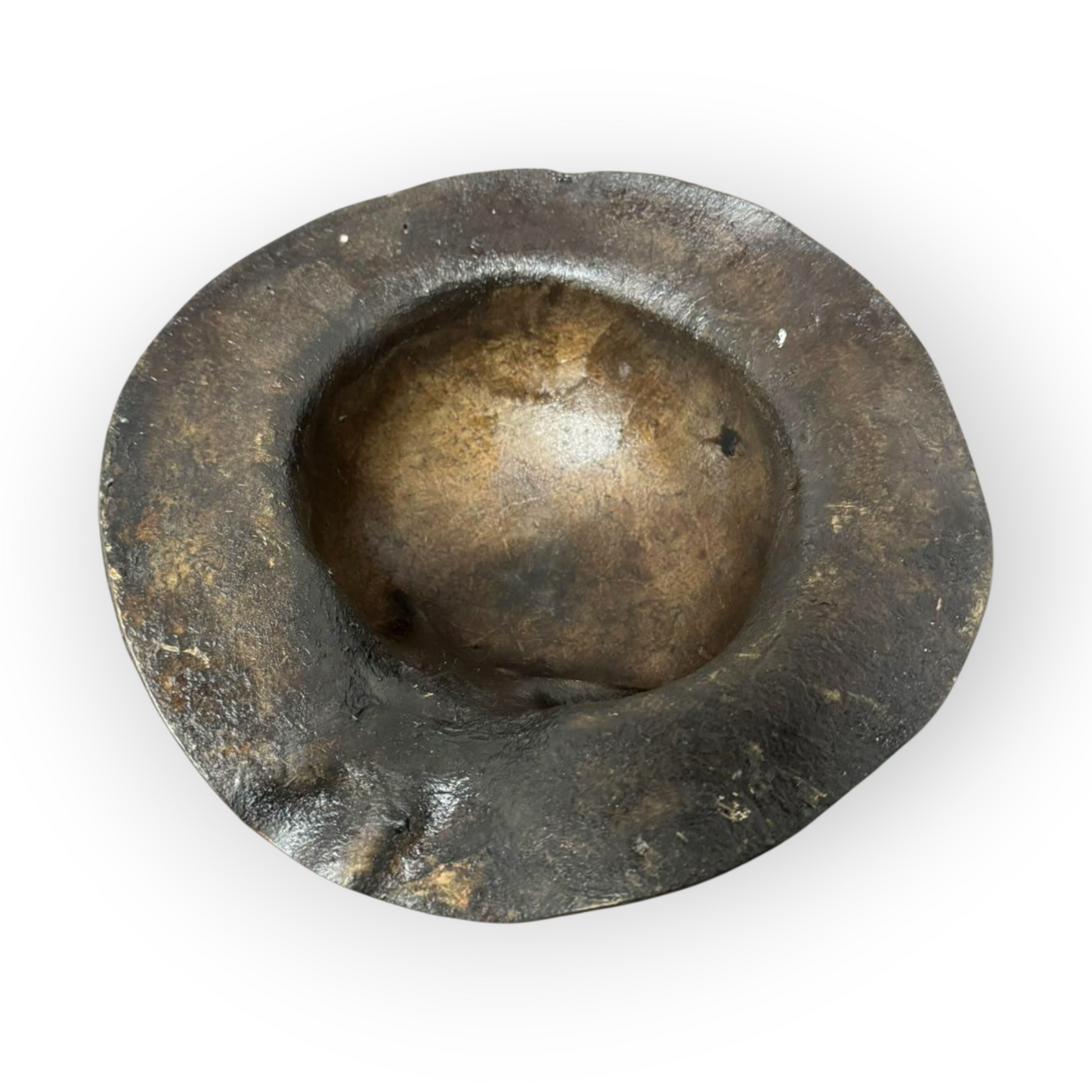 An Early 19th-Century Antique Leather Miner's Hat