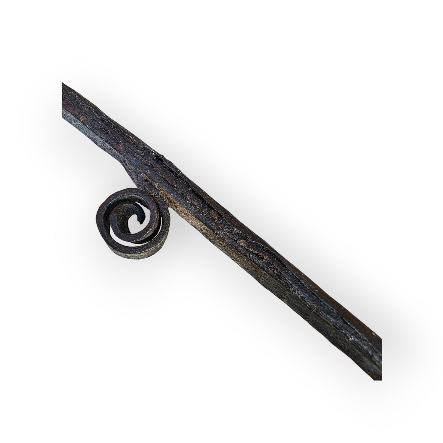 A Substantial Late 17th-century Antique Wrought Iron Trivet - Ornate English Hearth Ware