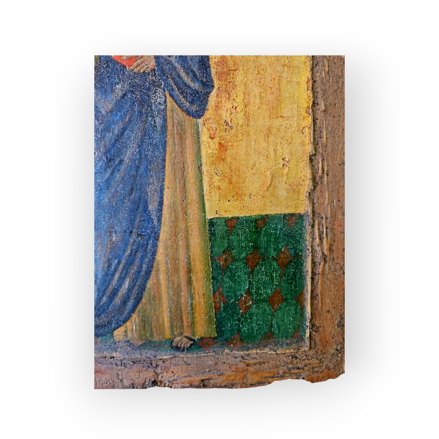 A Large 18th-Century Eastern Antique Orthodox Icon Of Saint Mark The Evangelist | Egg Tempera on Wood Panel