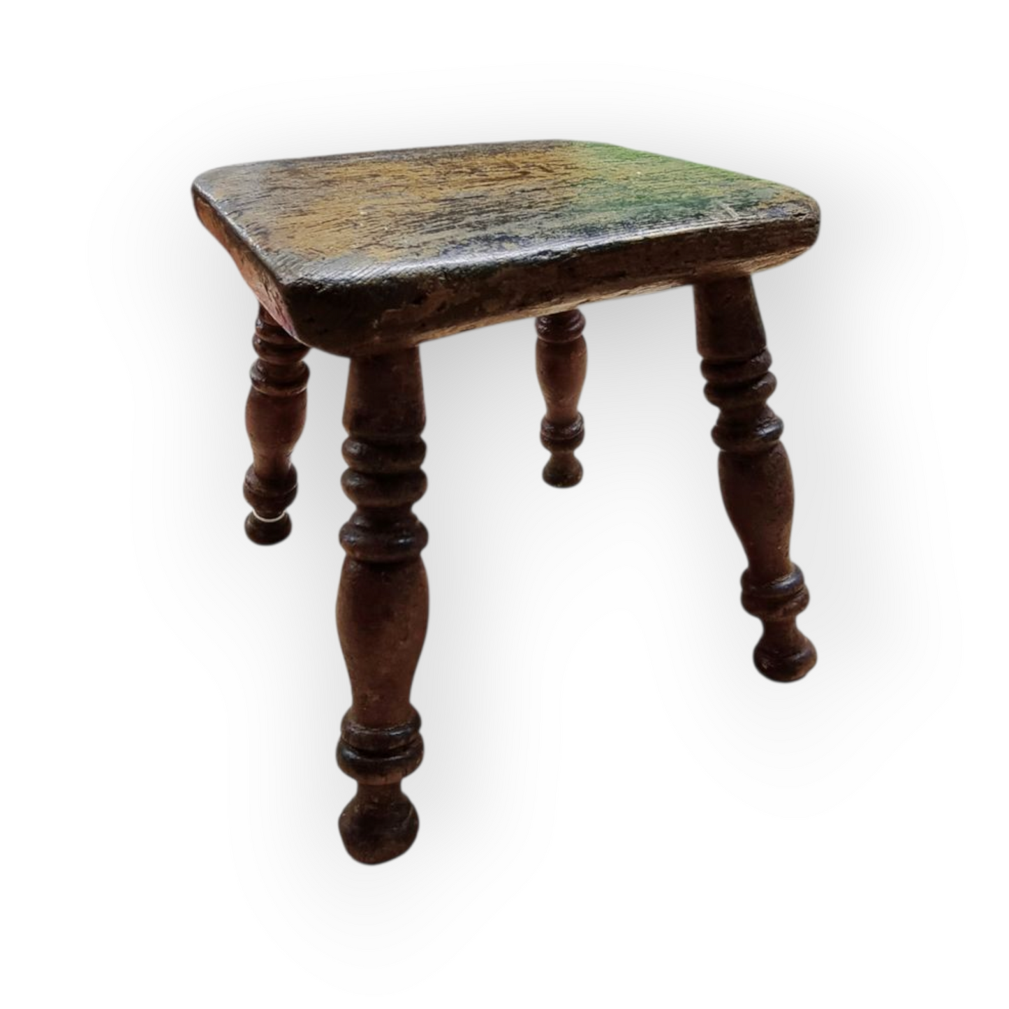 Early 19th Century George III Period English Antique Candlestand
Circa 1800–1810 | Original Paint | Treen
