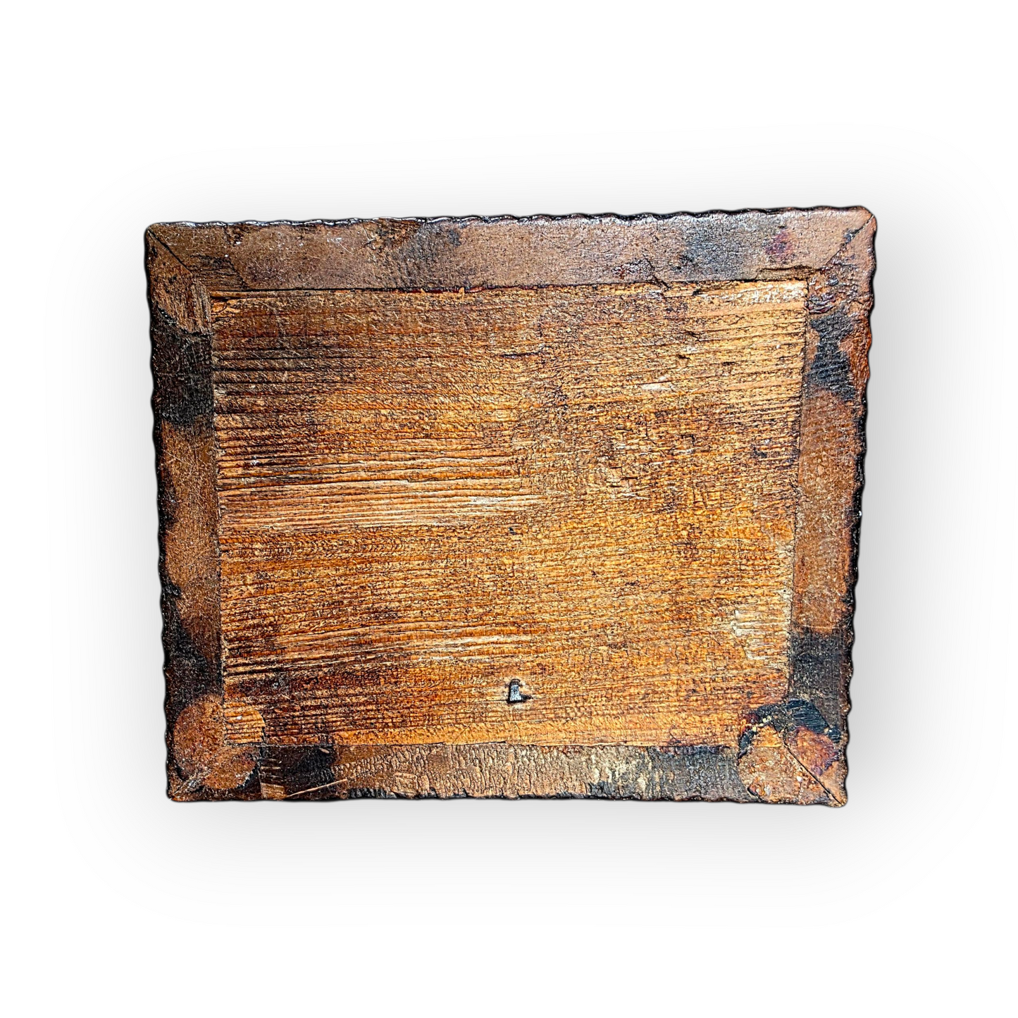 Early 17th-Century Continental Table-Top Box with Stumpwork Embroidery | Only 5 Inches Wide