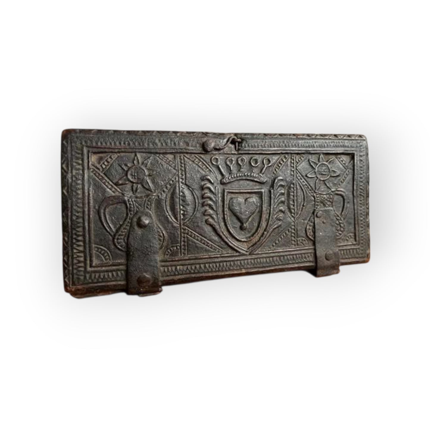Diminutive Early 17th Century Antique Treen Table Top Box – Vernacular Form | Love Token