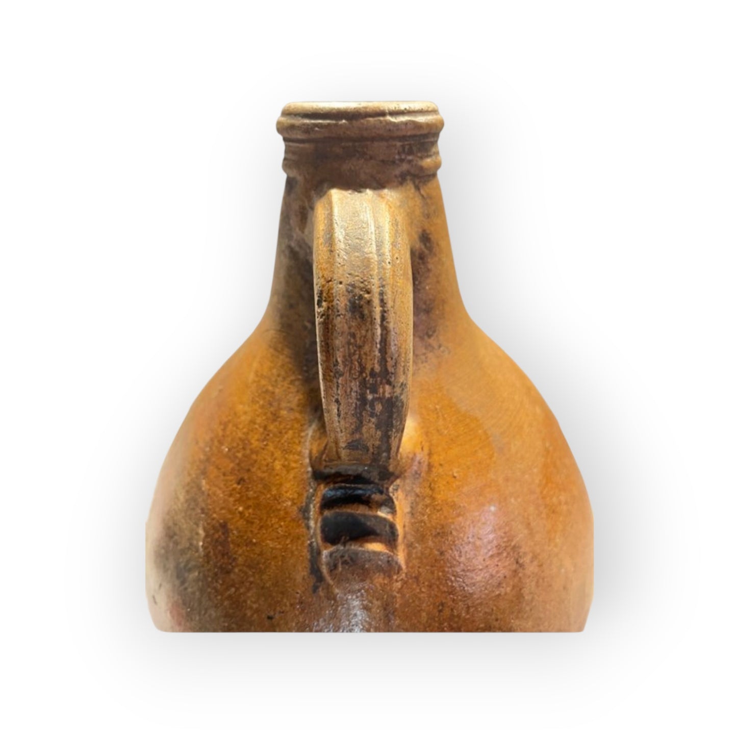 Large Mid-17th-Century German Antique Bellarmine Bartmann Stoneware Jug With Love Heart Medallion | Rhineland