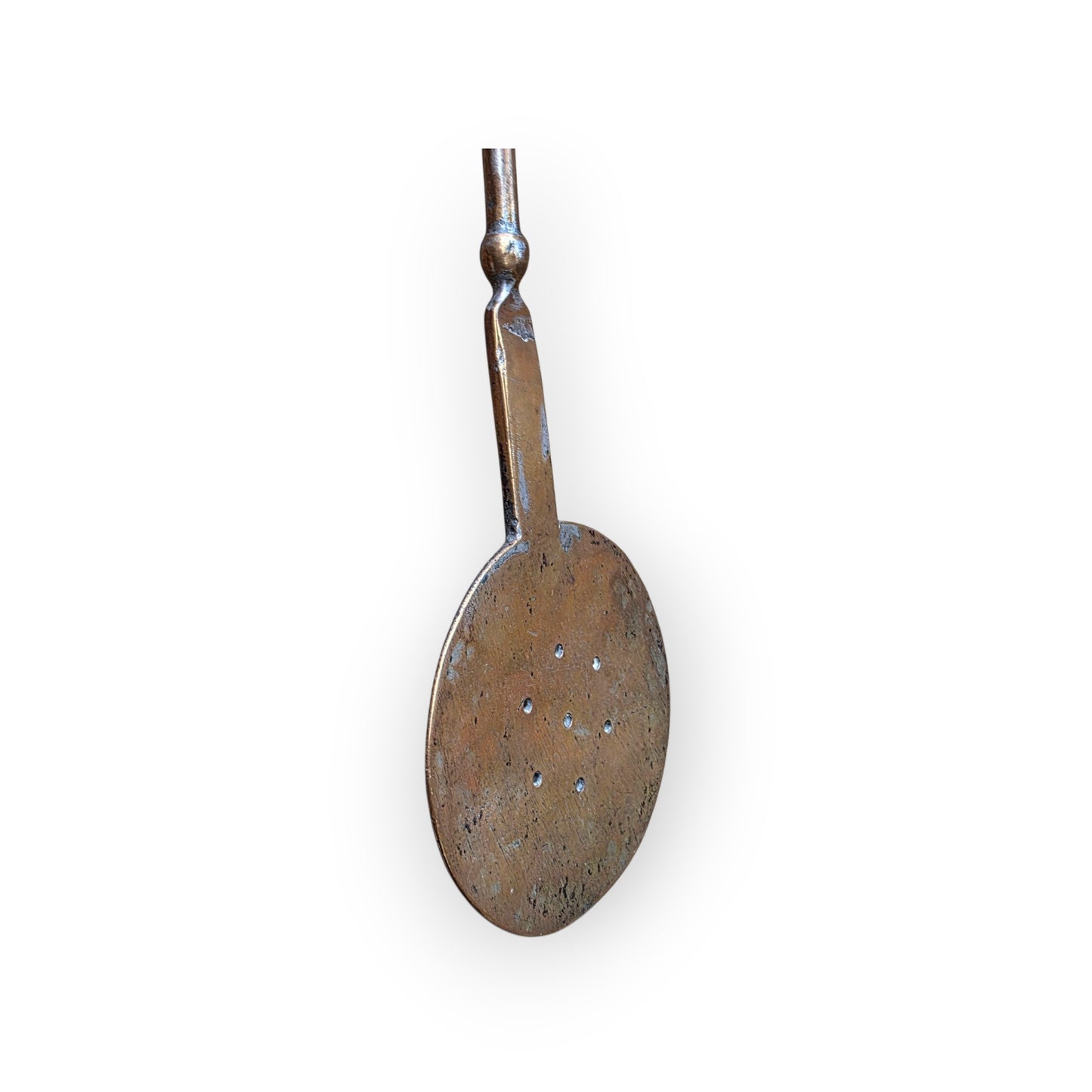 Mid 18th-Century Antique Brass Salamander | Cooking Utensil