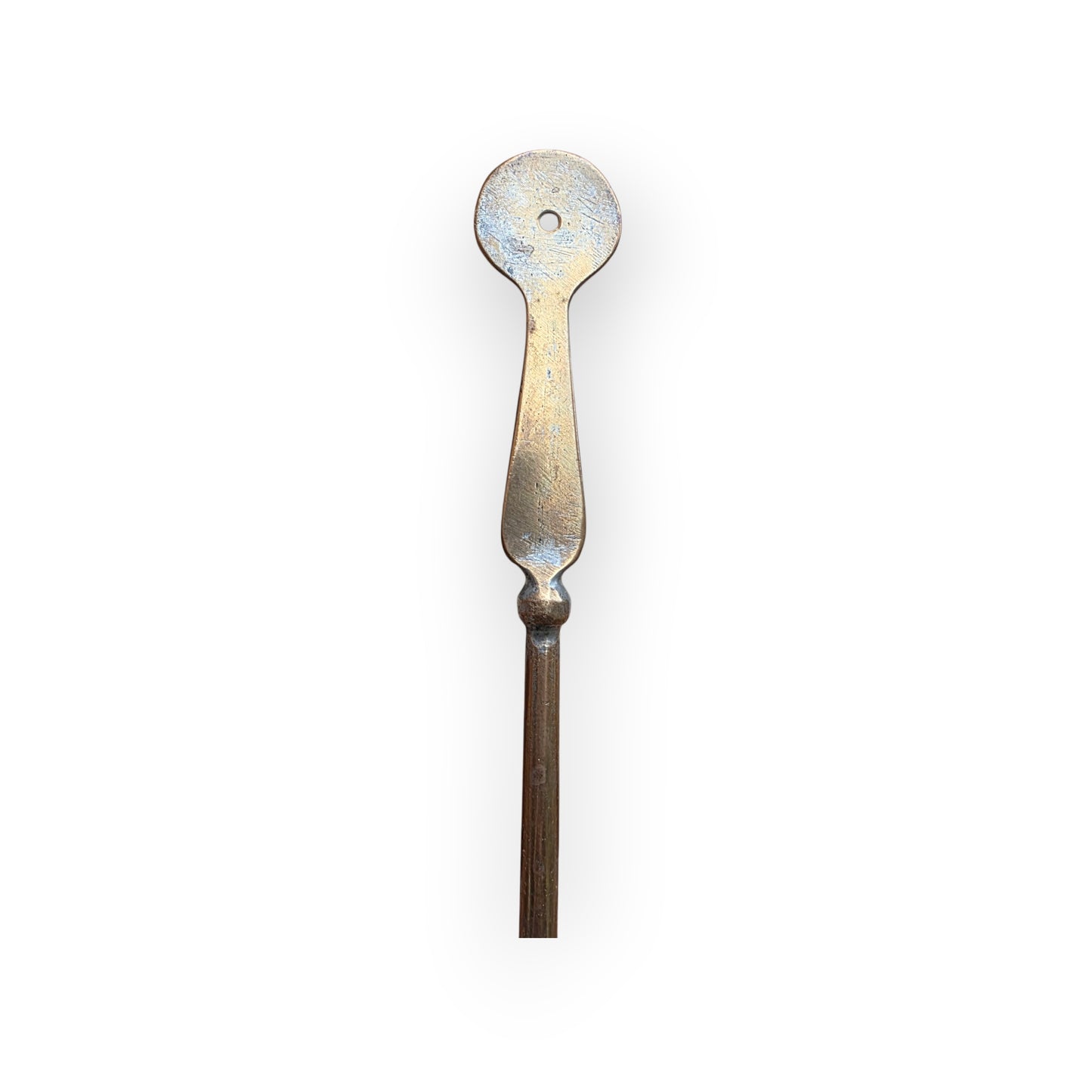Mid 18th-Century Antique Brass Salamander | Cooking Utensil