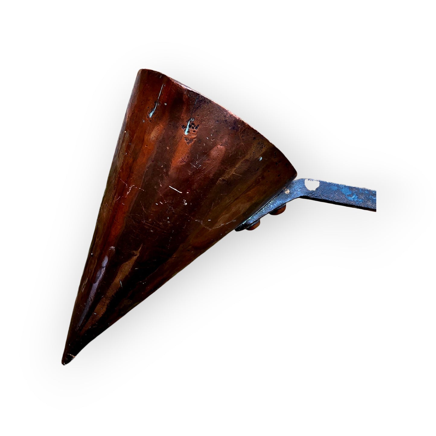 An Unusually Large 18th-Century Antique Copper Ale Warmer