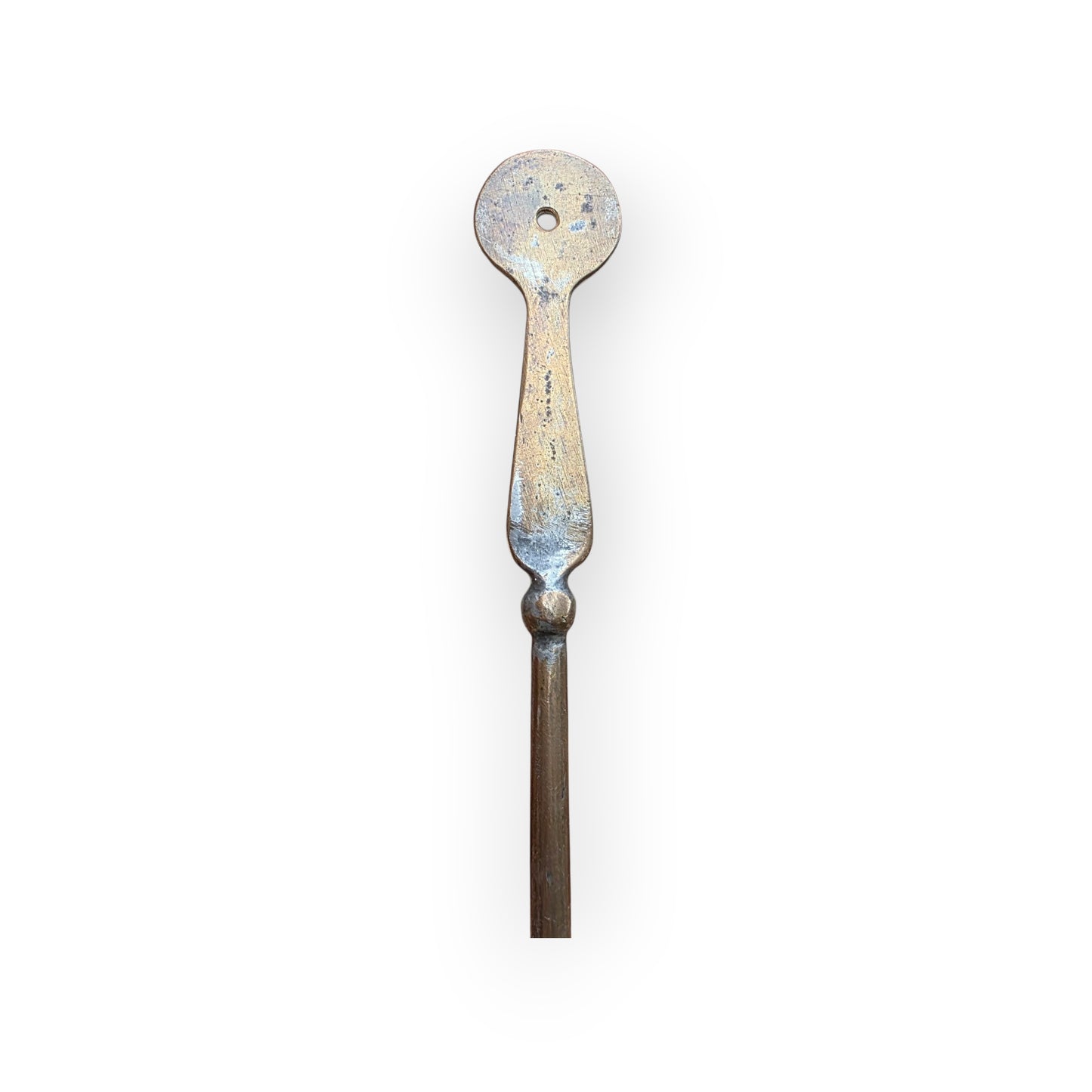 Mid 18th-Century Antique Brass Salamander | Cooking Utensil