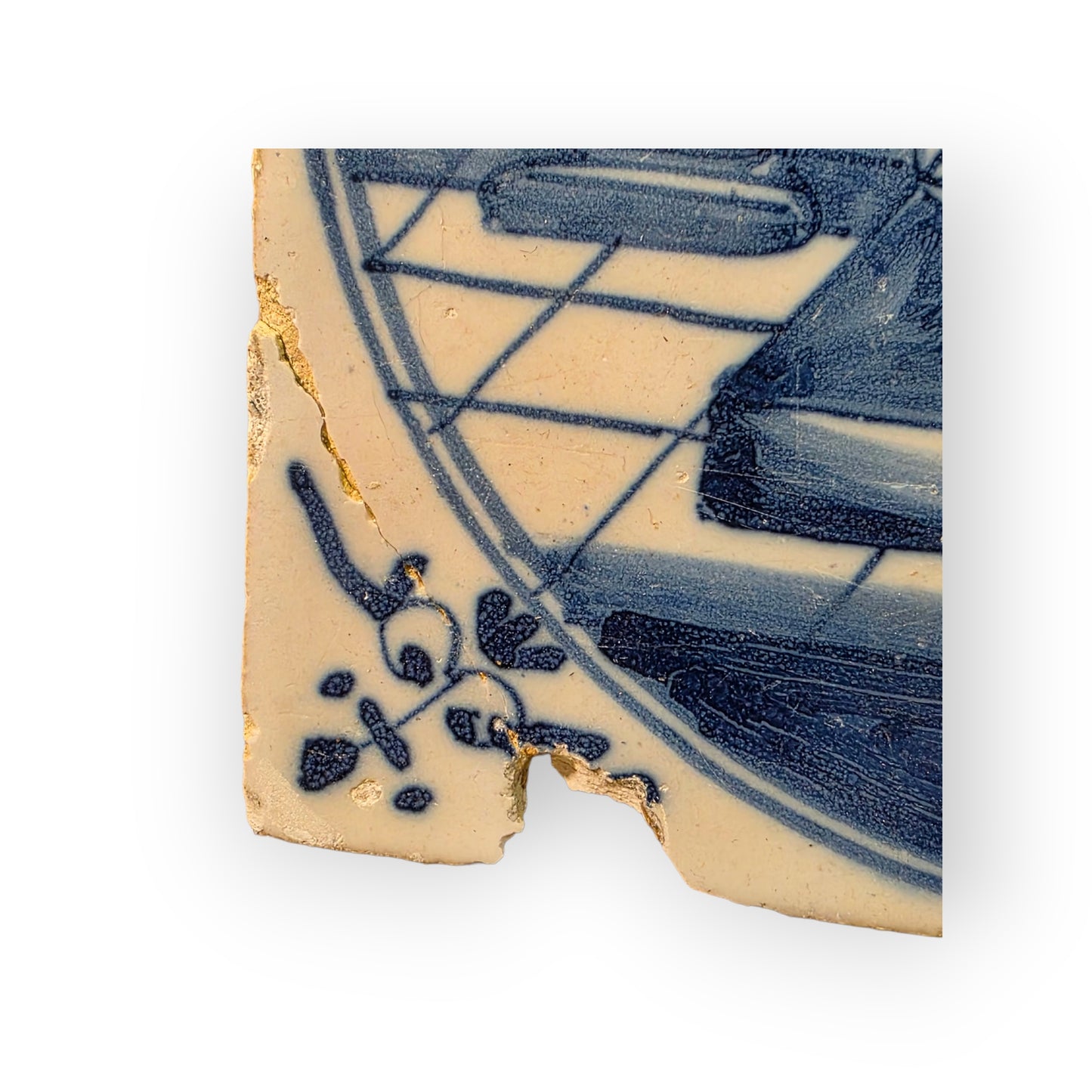 18th Century Dutch Antique Delft Tile – Flagellation of Christ, Rotterdam Circa 1740