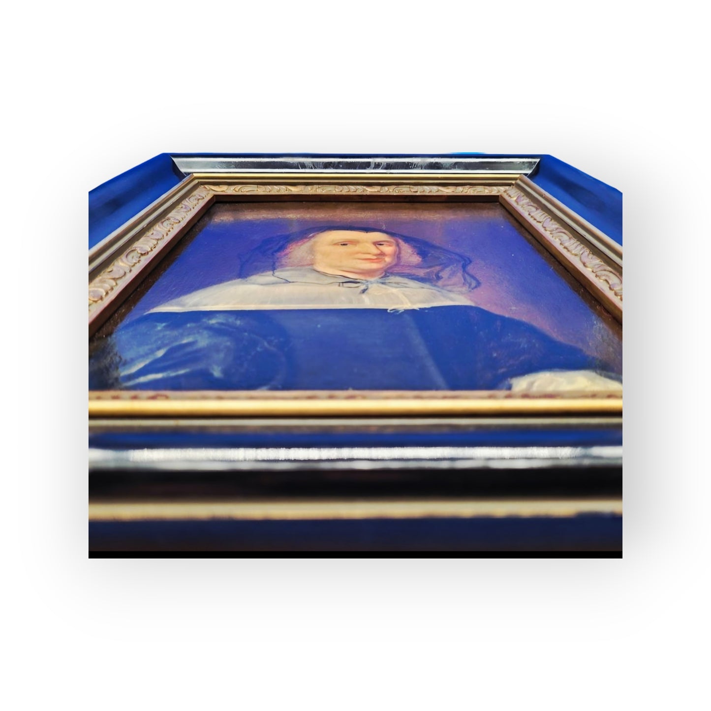 A Modest-Sized 17th Century Dutch School Antique Oil on Panel Portrait of a Lady