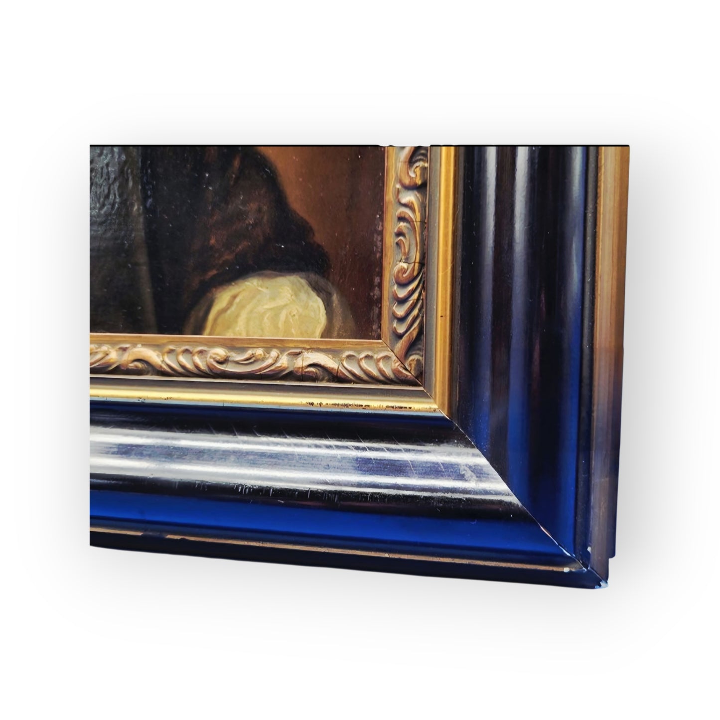 A Modest-Sized 17th Century Dutch School Antique Oil on Panel Portrait of a Lady