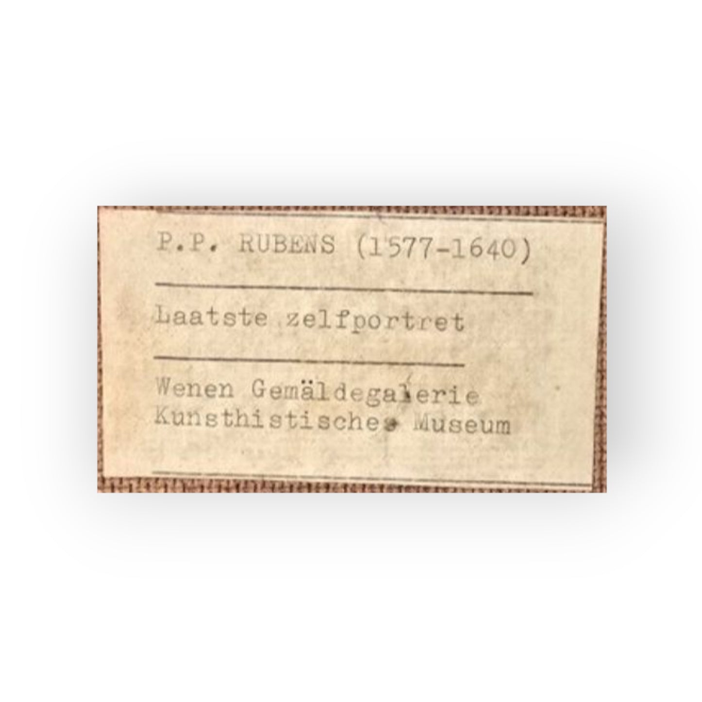 After Peter Paul Rubens (1577–1640) - 17th Century Style Antique Painting - The Last Self-Portrait