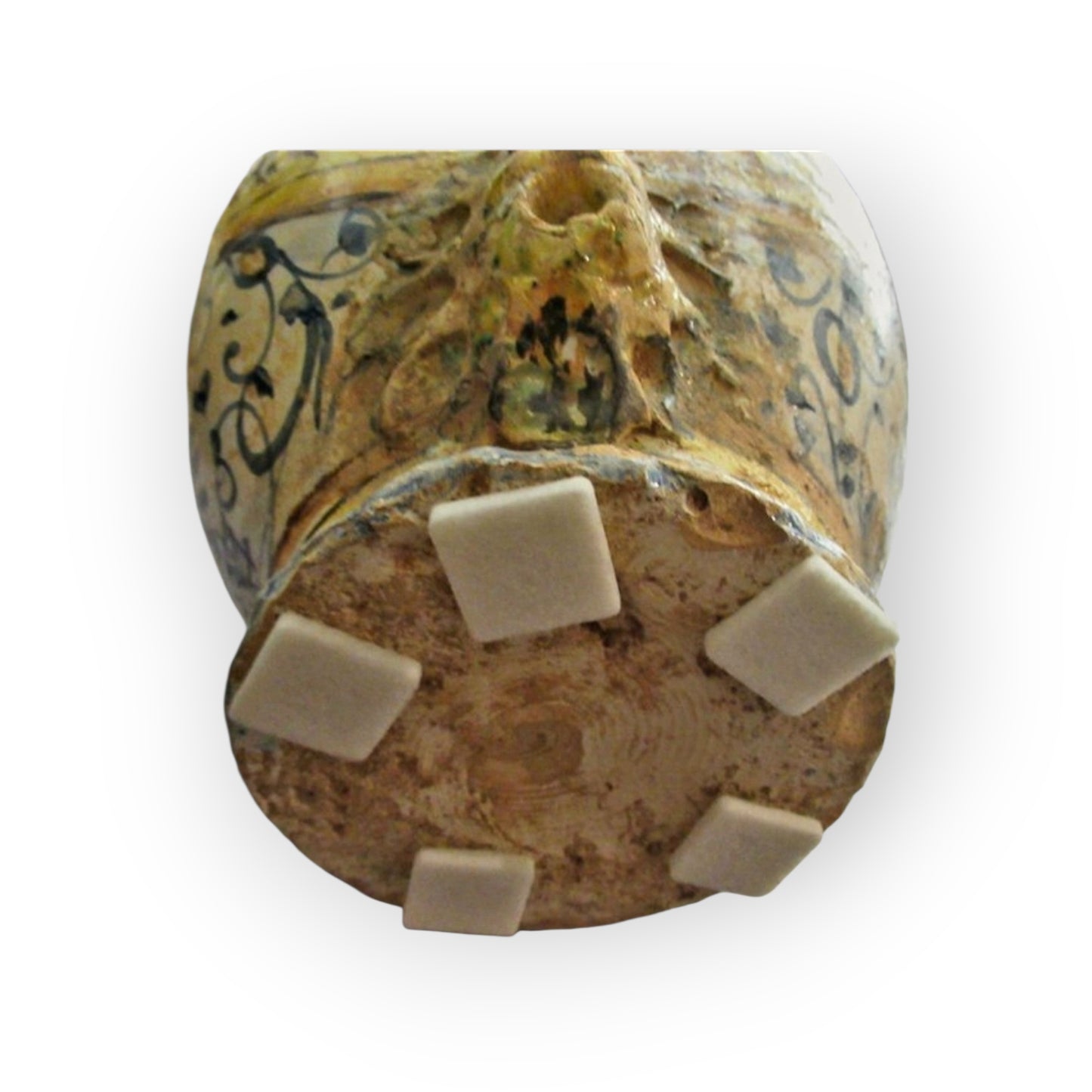 Early 17th Century Florentine / Italian Antique Albarello / Maiolica Wet Drug Jar