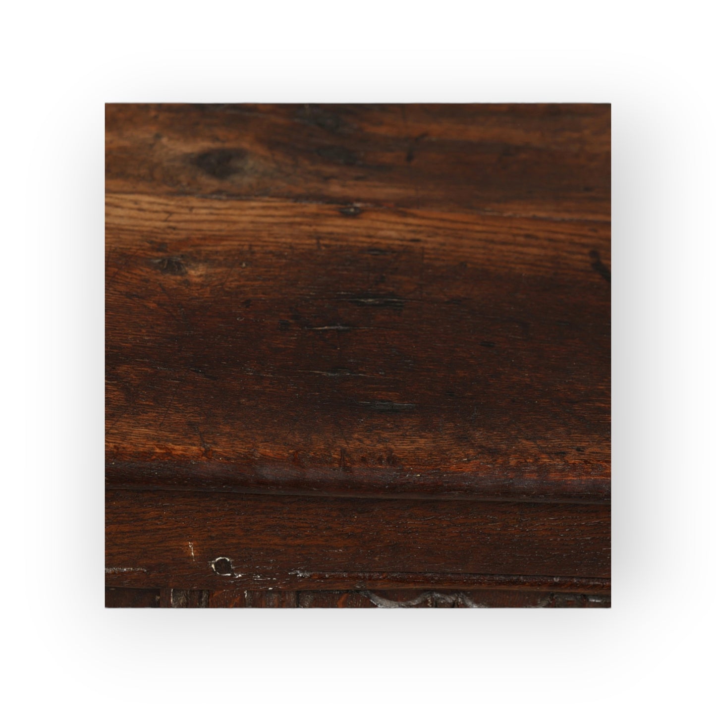 Early 17th‑Century English Antique Oak Linenfold Panelled Coffer