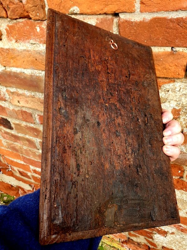 16th Century French Antique Carved Oak Panel Representing the Story of Apollo & Daphne
