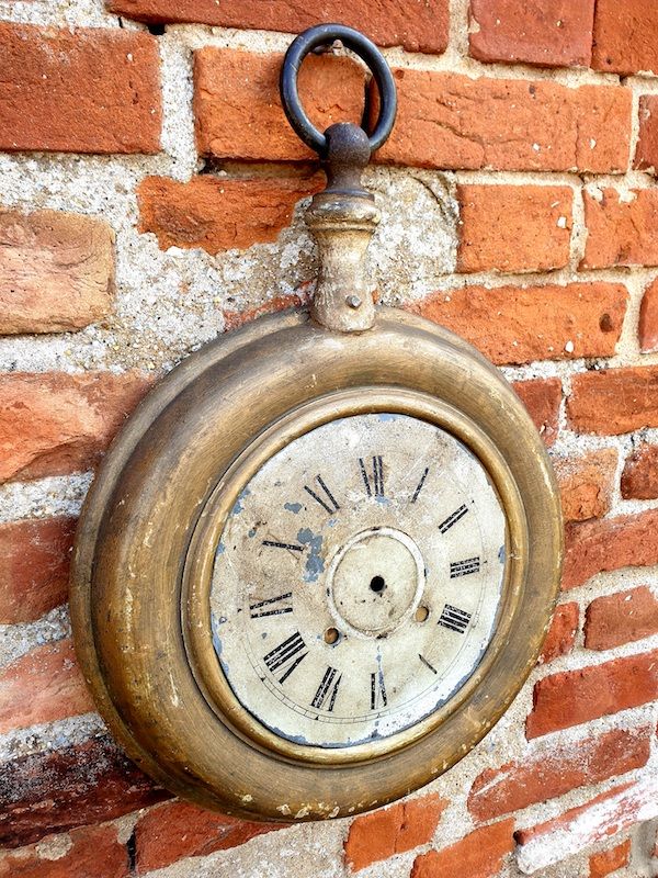 Rare 19th Century Antique Folk Art Clockmaker's Shop Sign, Possibly American