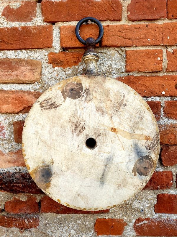 Rare 19th Century Antique Folk Art Clockmaker's Shop Sign, Possibly American